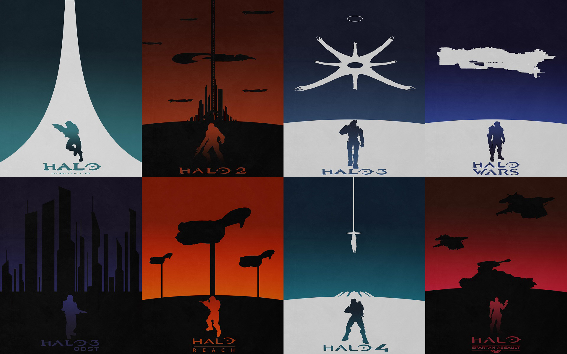 Halo Minimalist Wallpapers