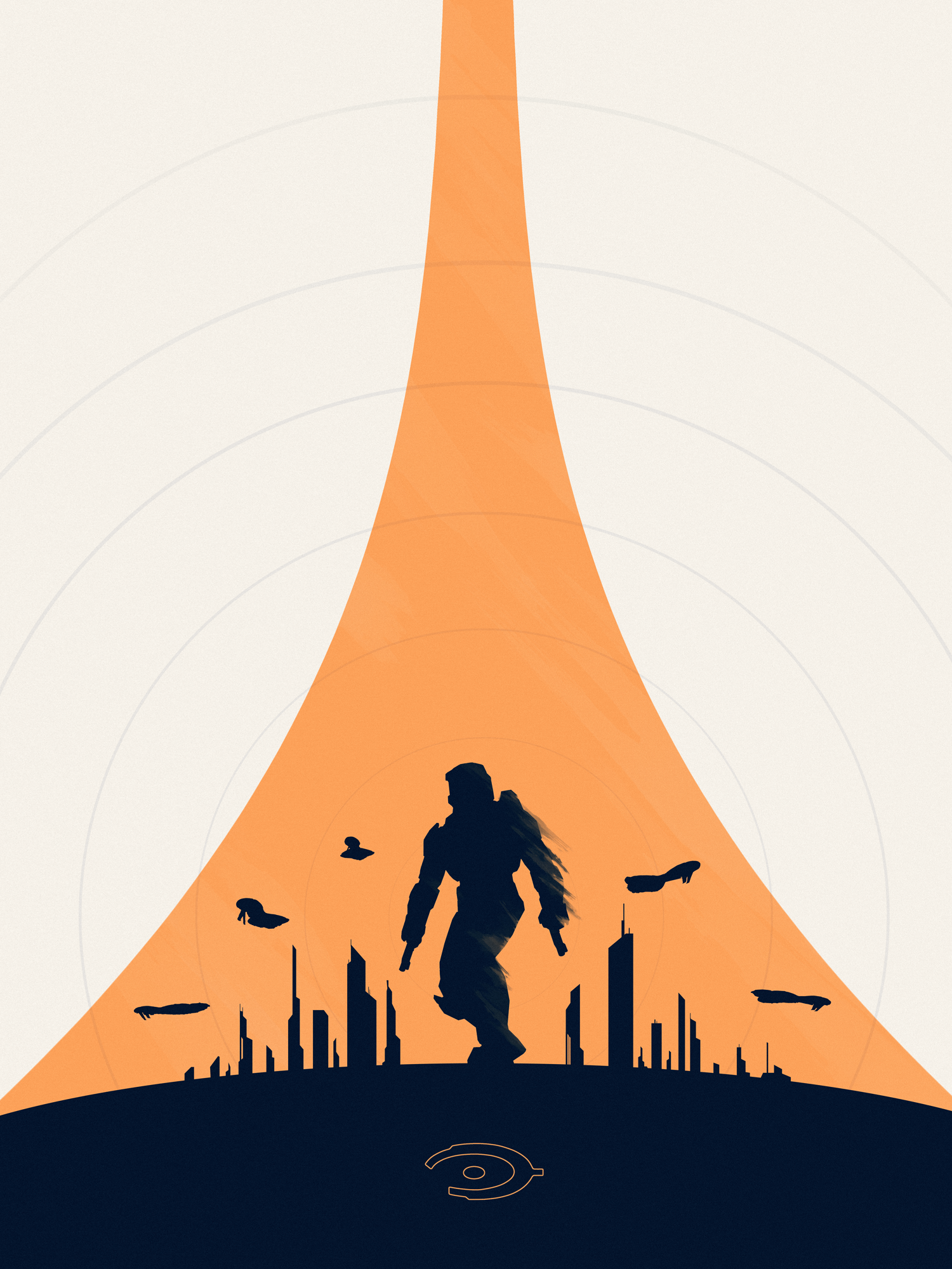 Halo Minimalist Wallpapers