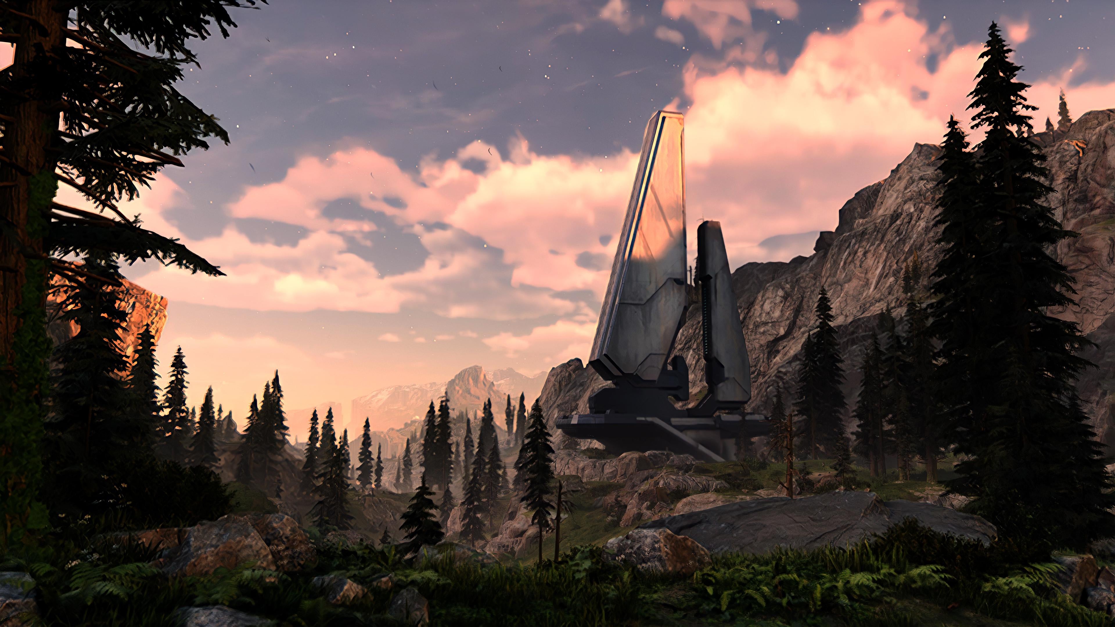 Halo Scenery Backgrounds