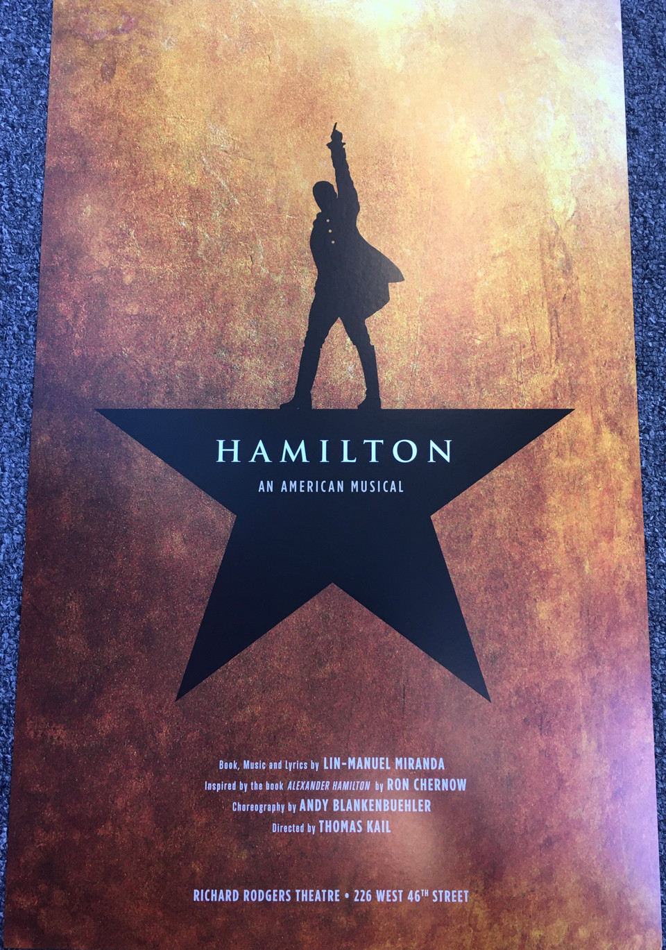 Hamilton Broadway Poster Wallpapers