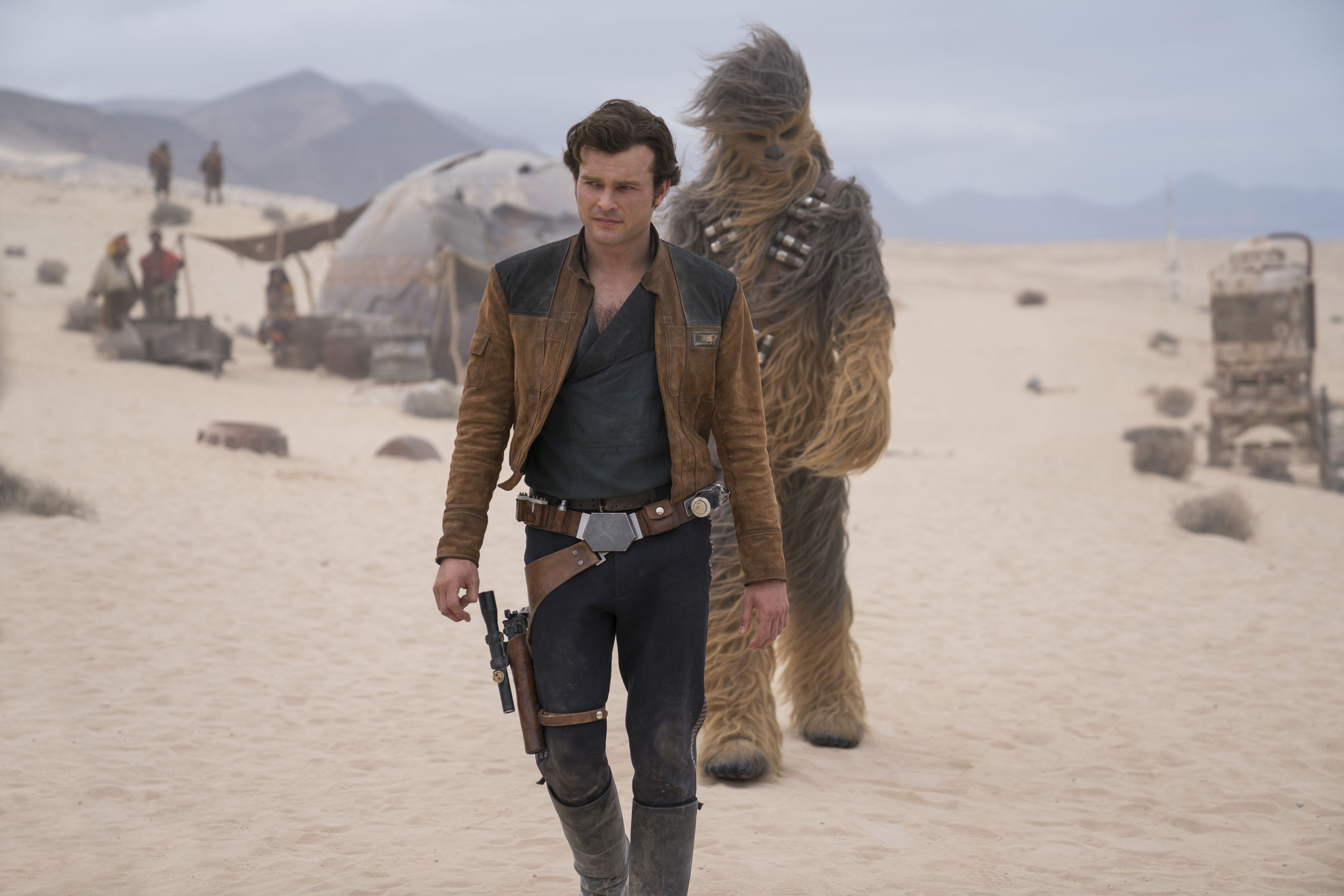 Han Solo And Chewbacca In Solo A Star Wars Story Wallpapers