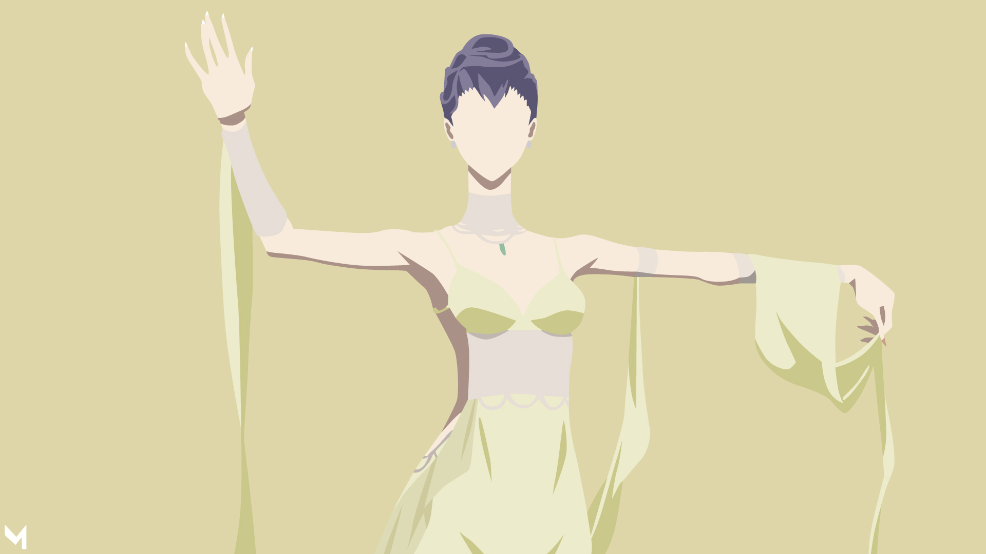 Hanaoka Shizuku Ballroom E Youkoso Minimalism Wallpapers