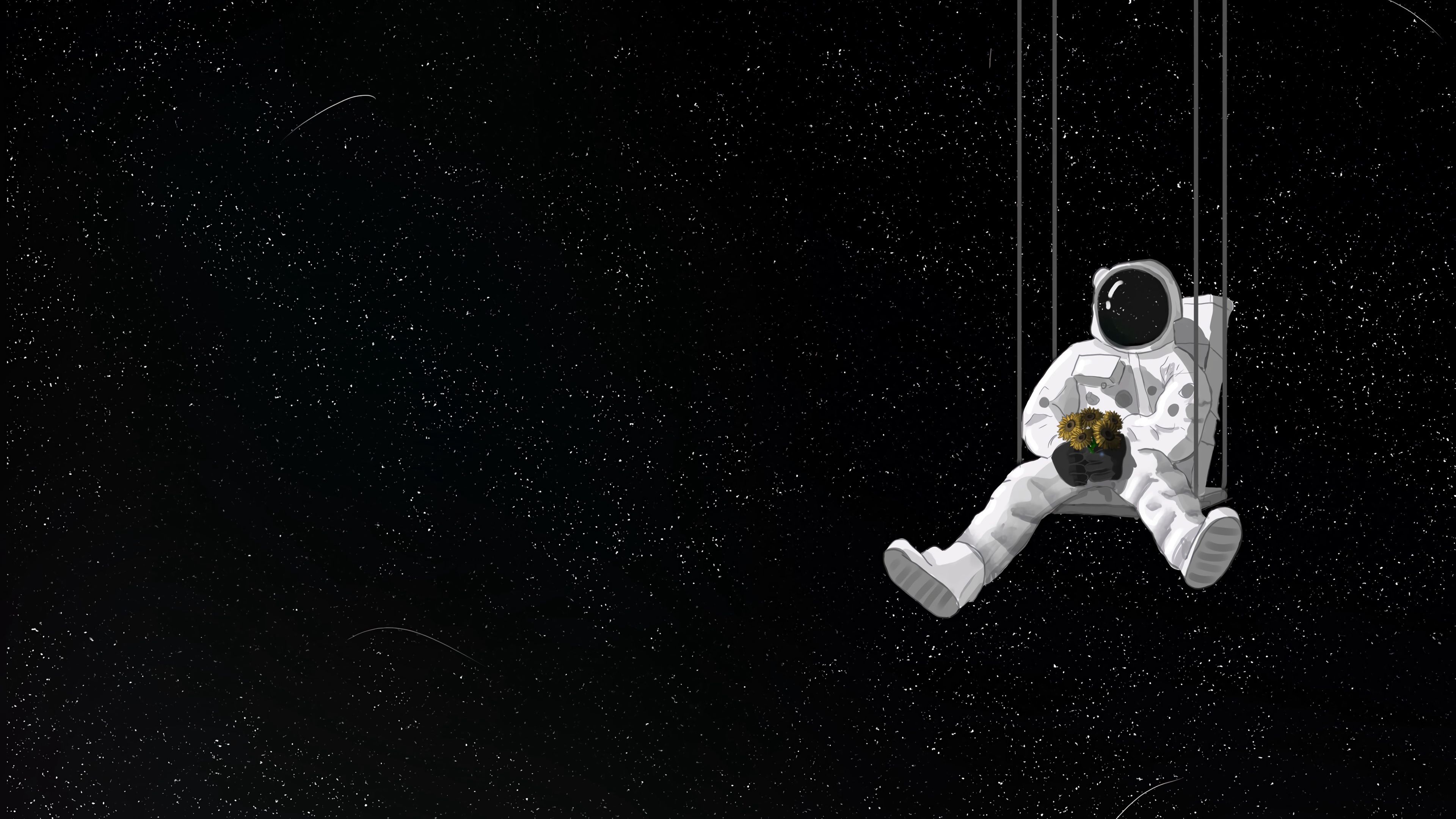 Hanging Astronaut Wallpapers