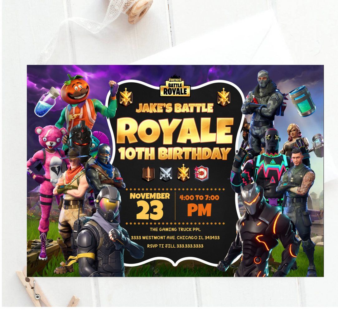 Happy Birthday Fortnite Images Wallpapers