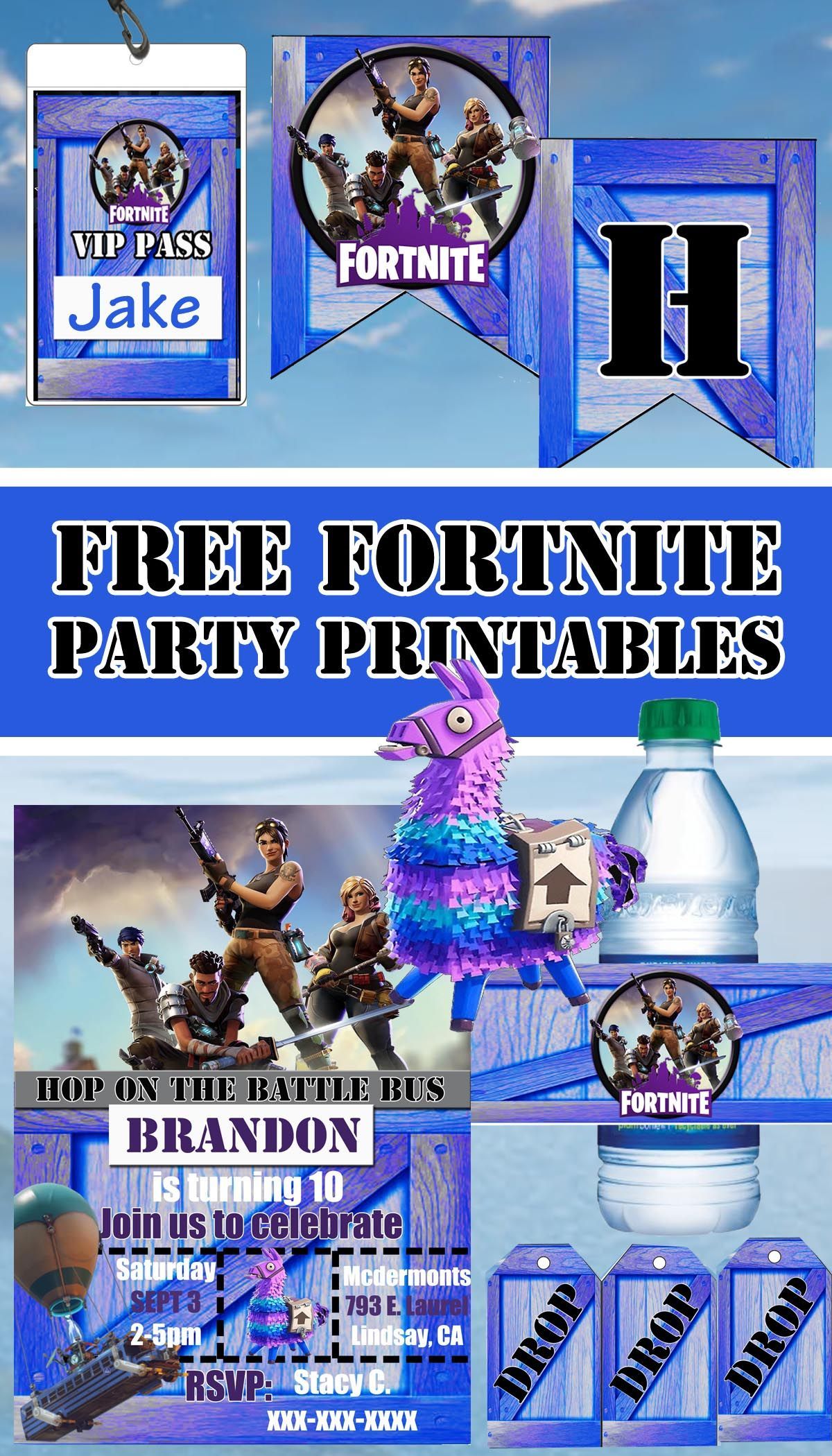 Happy Birthday Fortnite Images Wallpapers