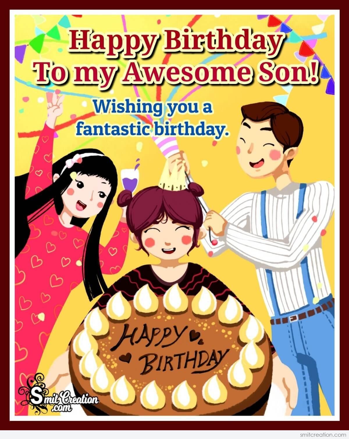 Happy Birthday To My Son Images Wallpapers