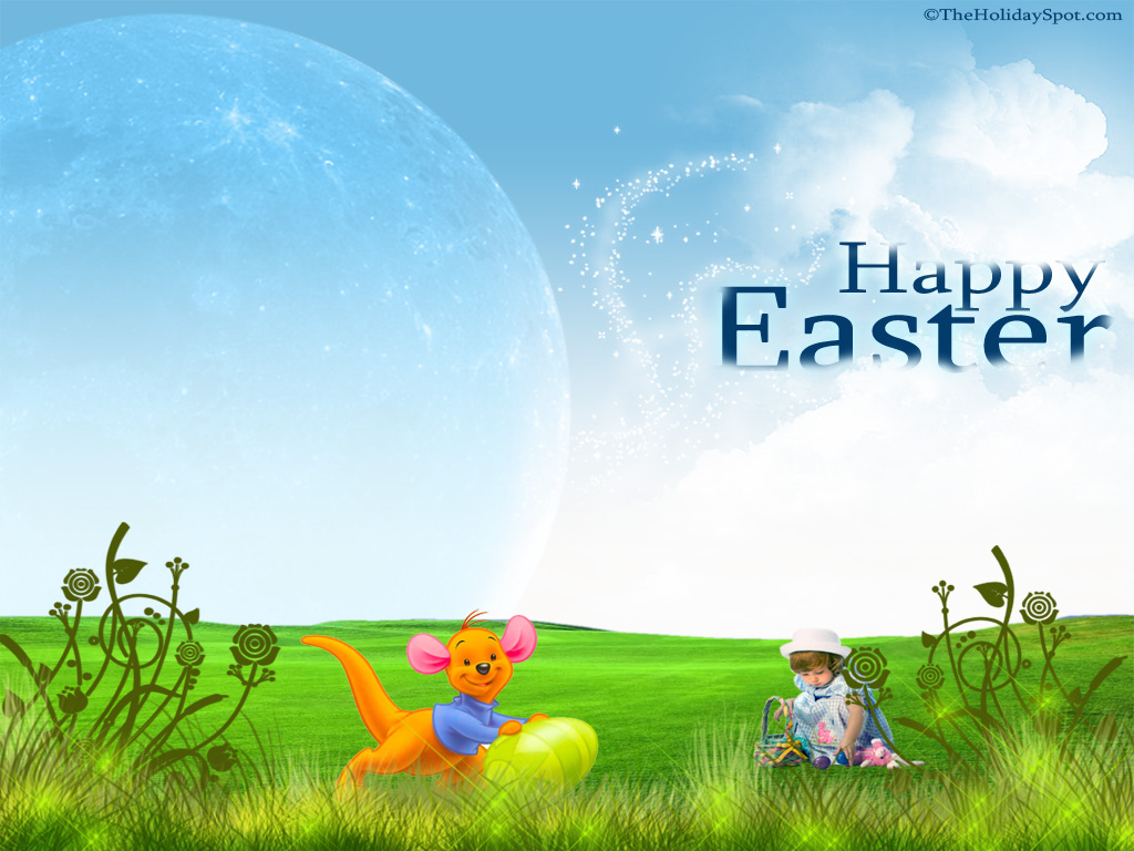 Happy Easter Winnie The Pooh Wallpapers