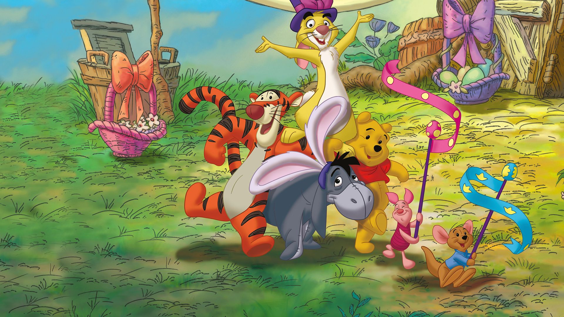 Happy Easter Winnie The Pooh Wallpapers