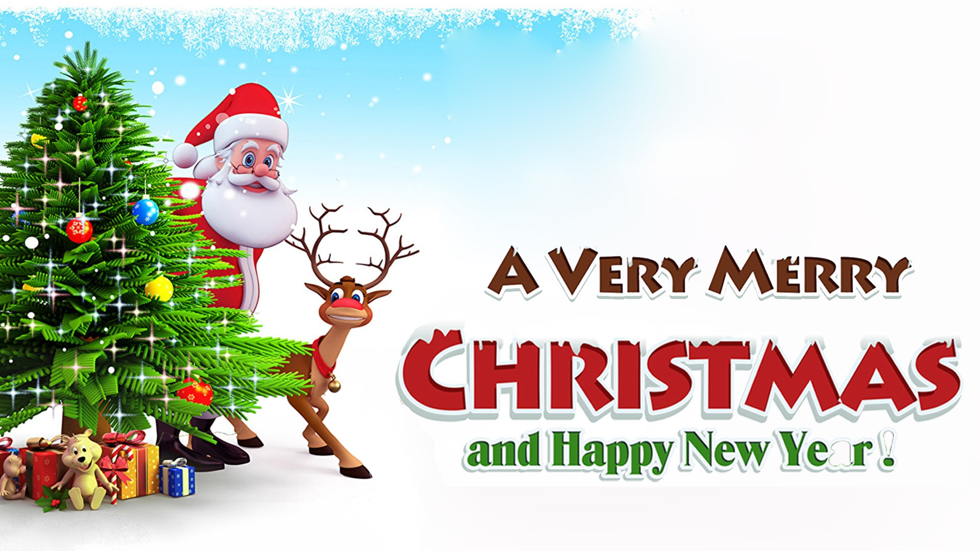 Happy New Year And Merry Christmas 2019 Wallpapers