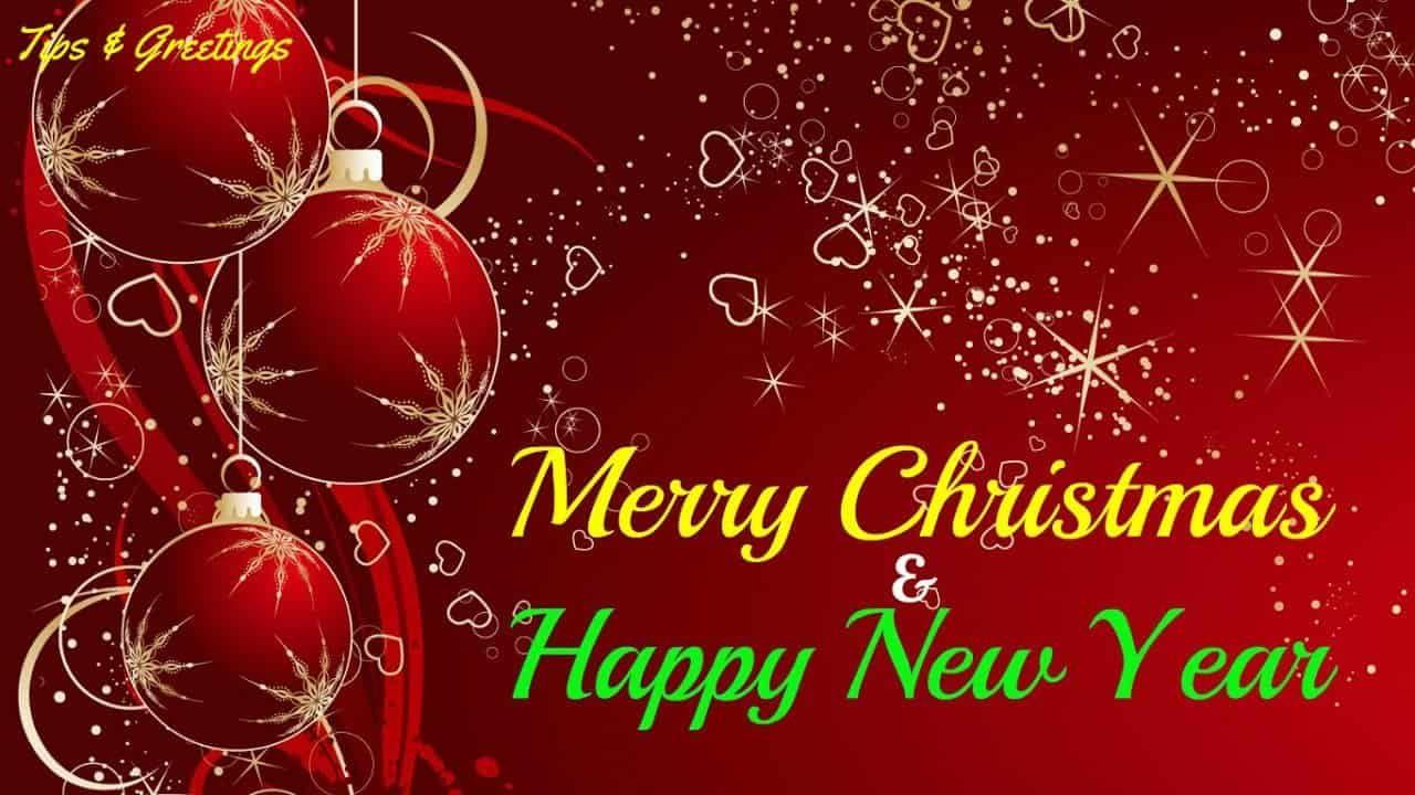 Happy New Year And Merry Christmas 2019 Wallpapers