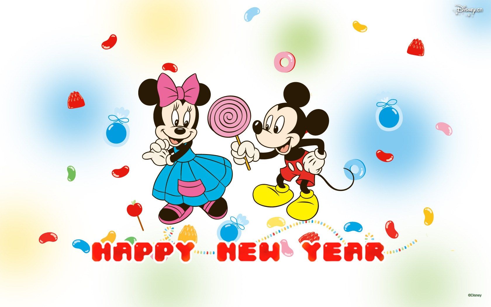 Happy New Year Disney Gif Wallpapers