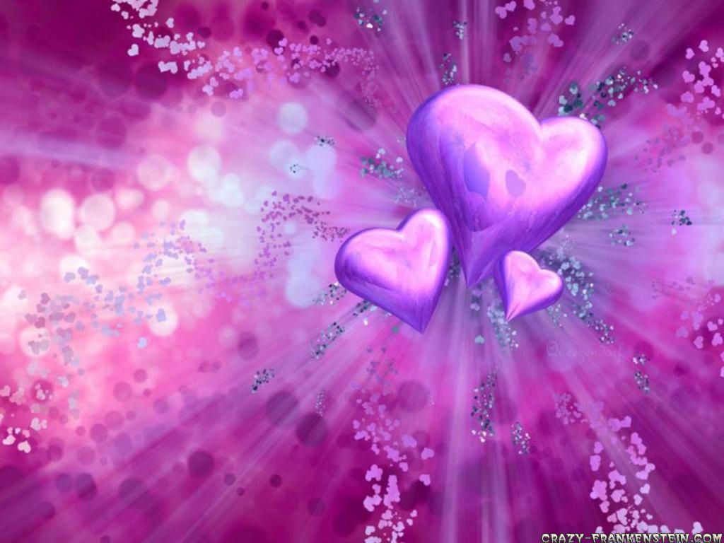 Happy Valentines Day Purple Wallpapers