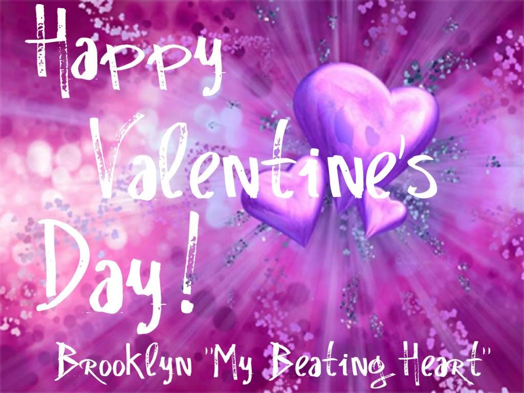 Happy Valentines Day Purple Wallpapers