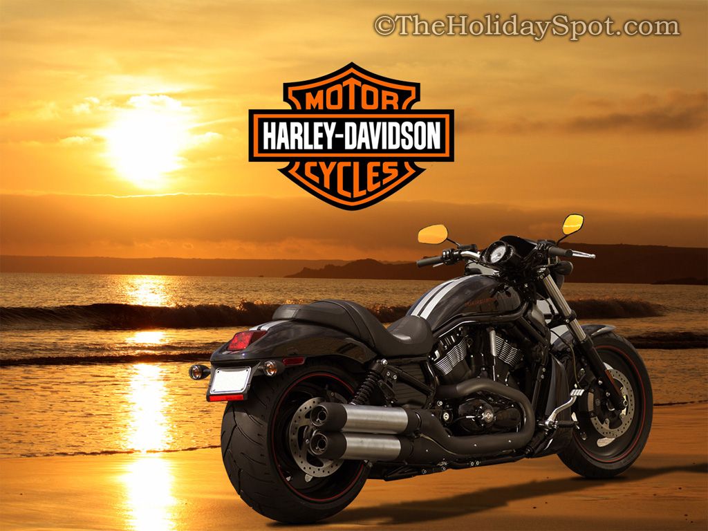 Harley Davidson Sunset Wallpapers