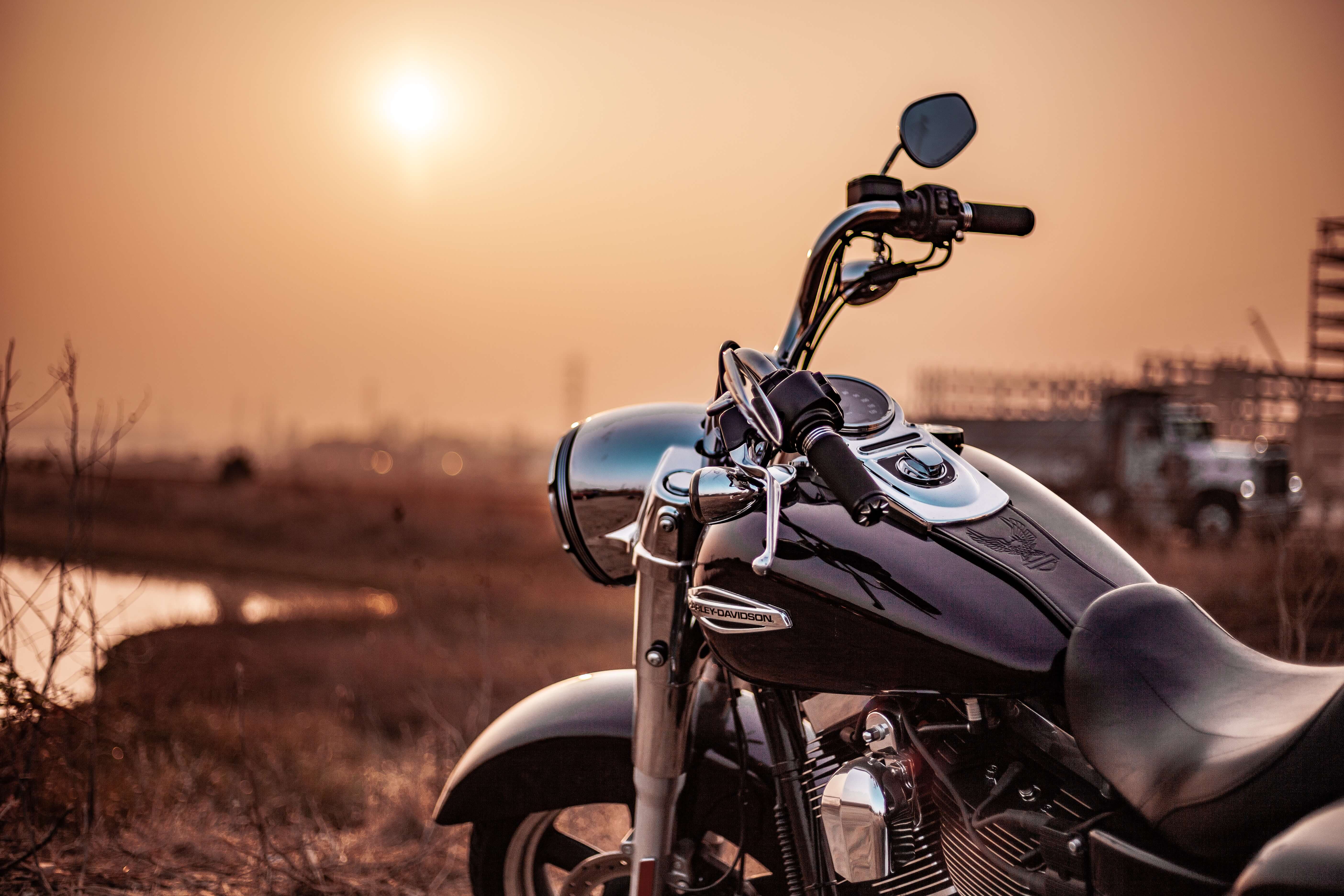 Harley Davidson Sunset Wallpapers