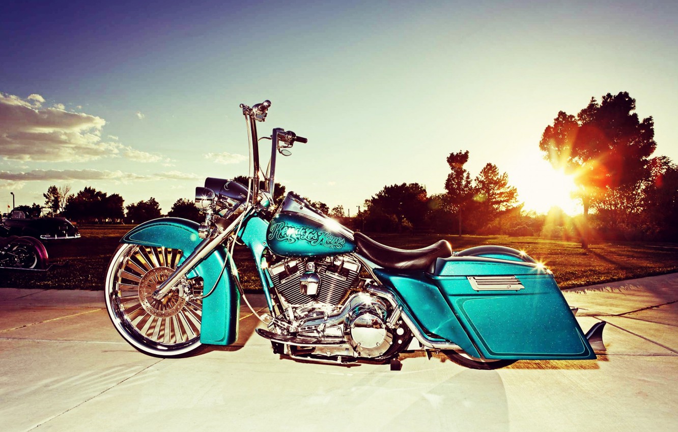 Harley Davidson Sunset Wallpapers