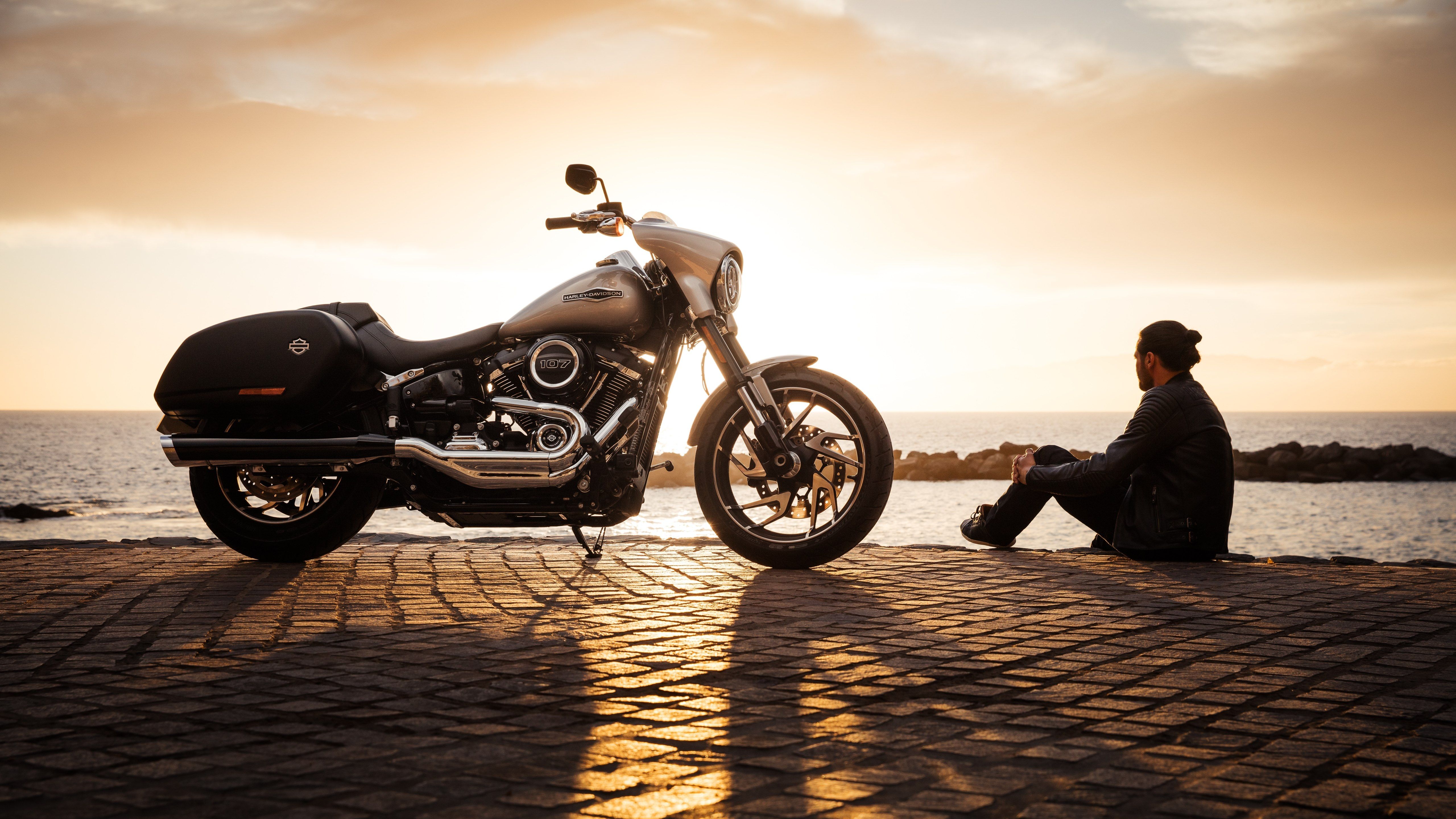 Harley Davidson Sunset Wallpapers