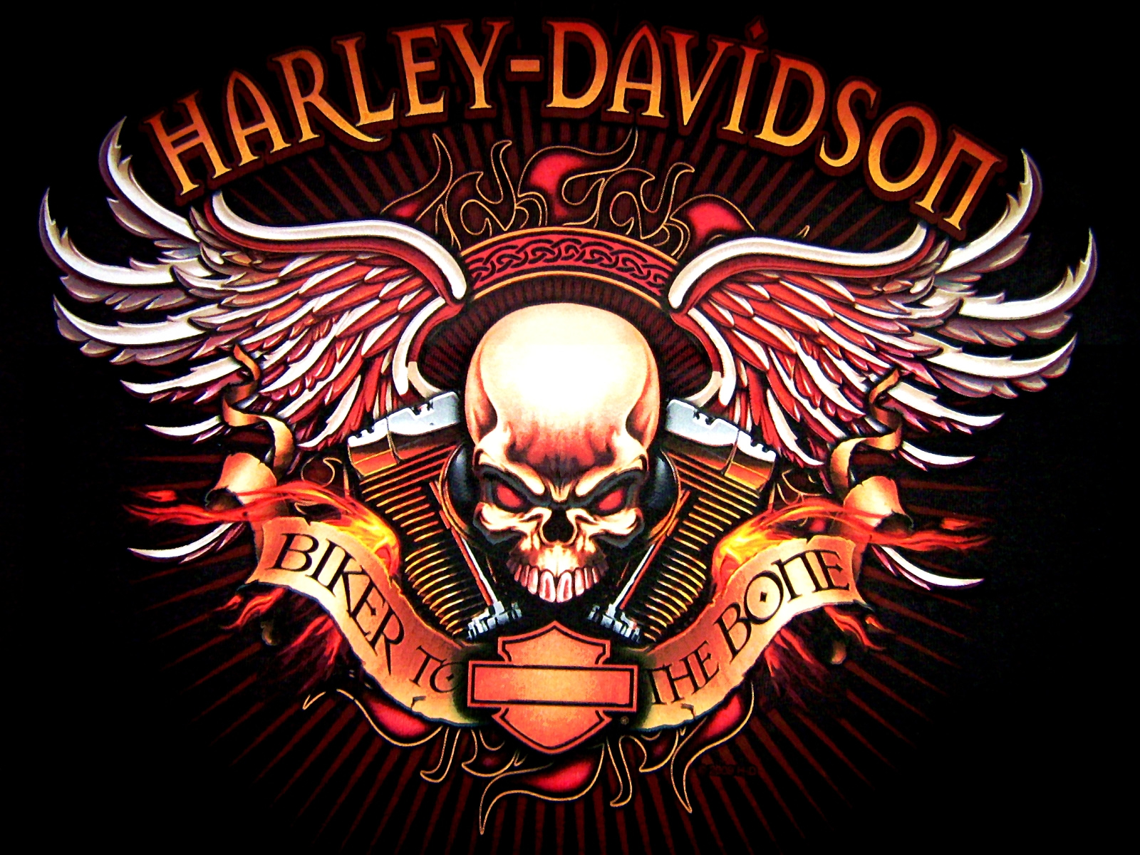 Harley Motorcycle Background