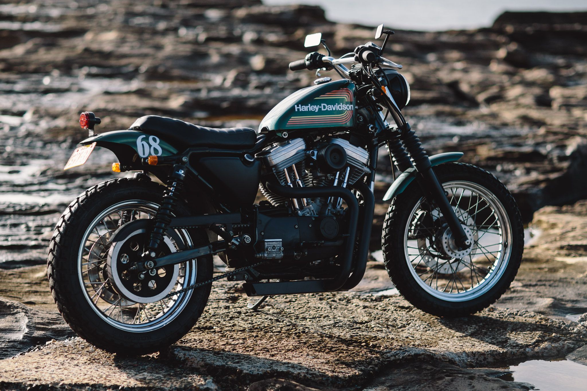Harley Motorcycle Background