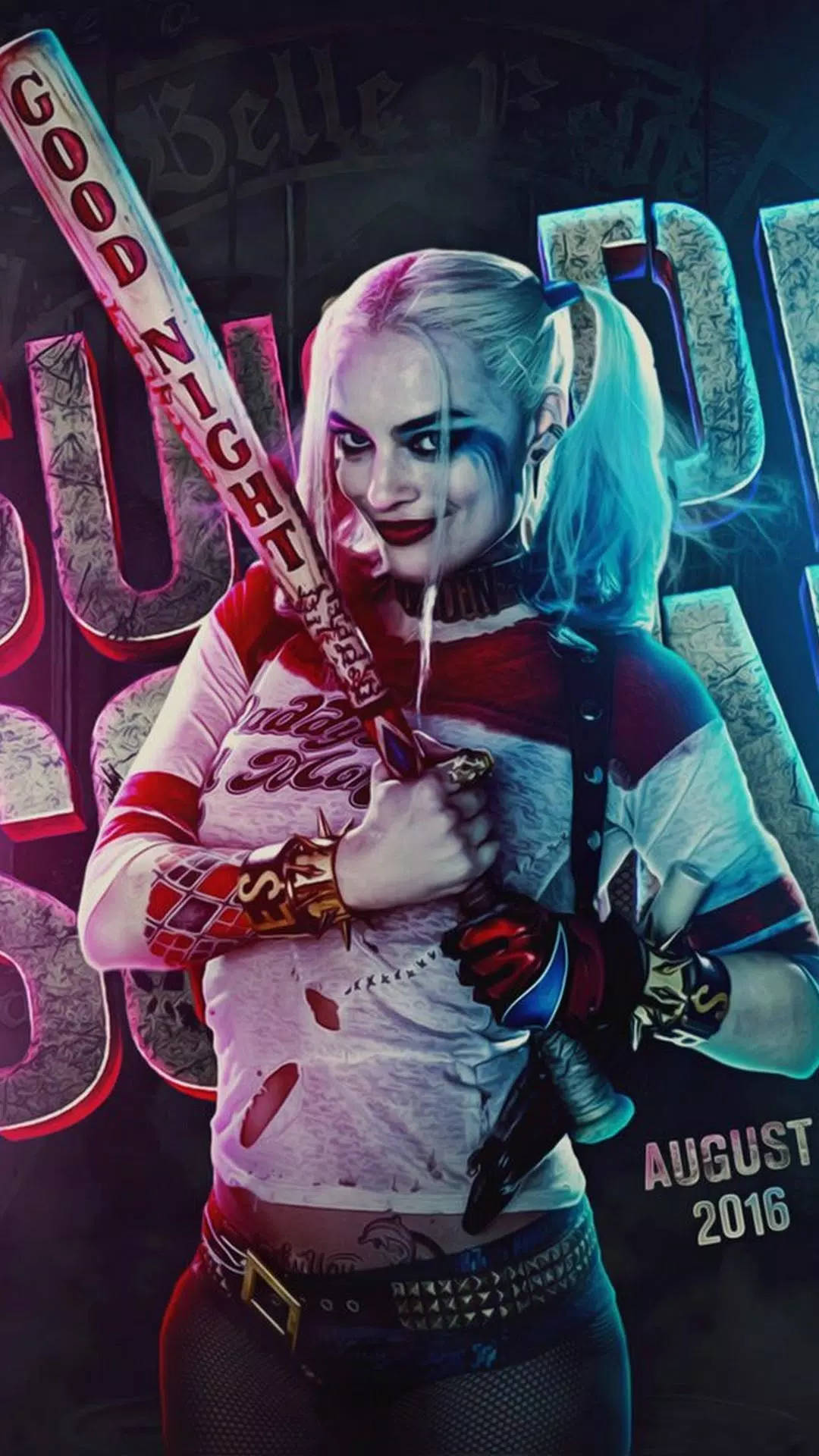Harley Quinn Baseball Bat Art Wallpapers