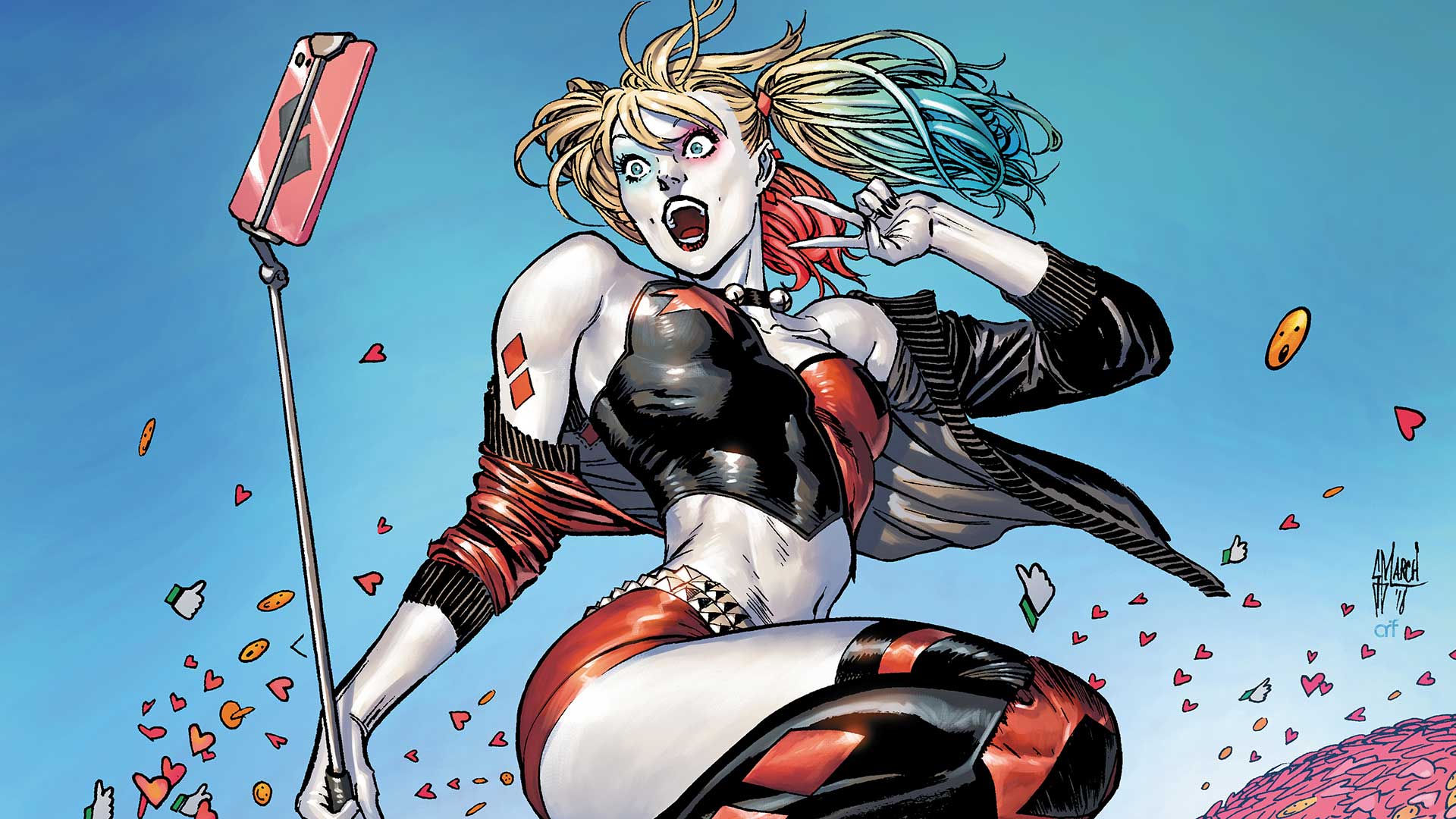 Harley Quinn Comic Art Wallpapers