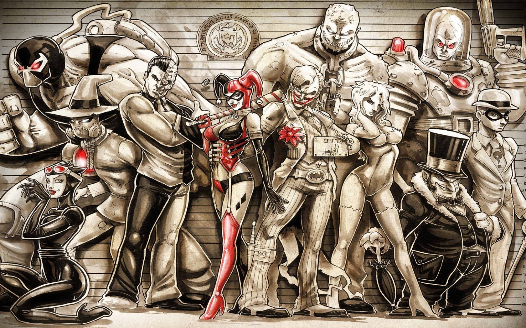 Harley Quinn Comic Art Wallpapers