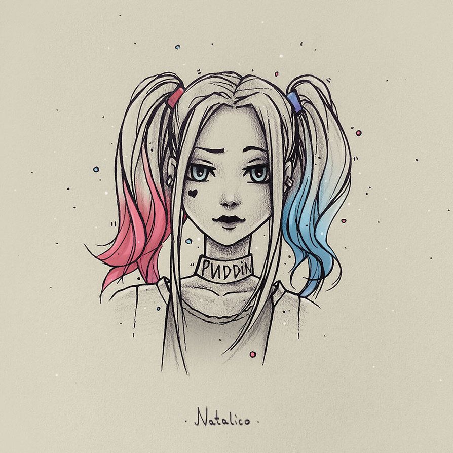 Harley Quinn Sketch Wallpapers