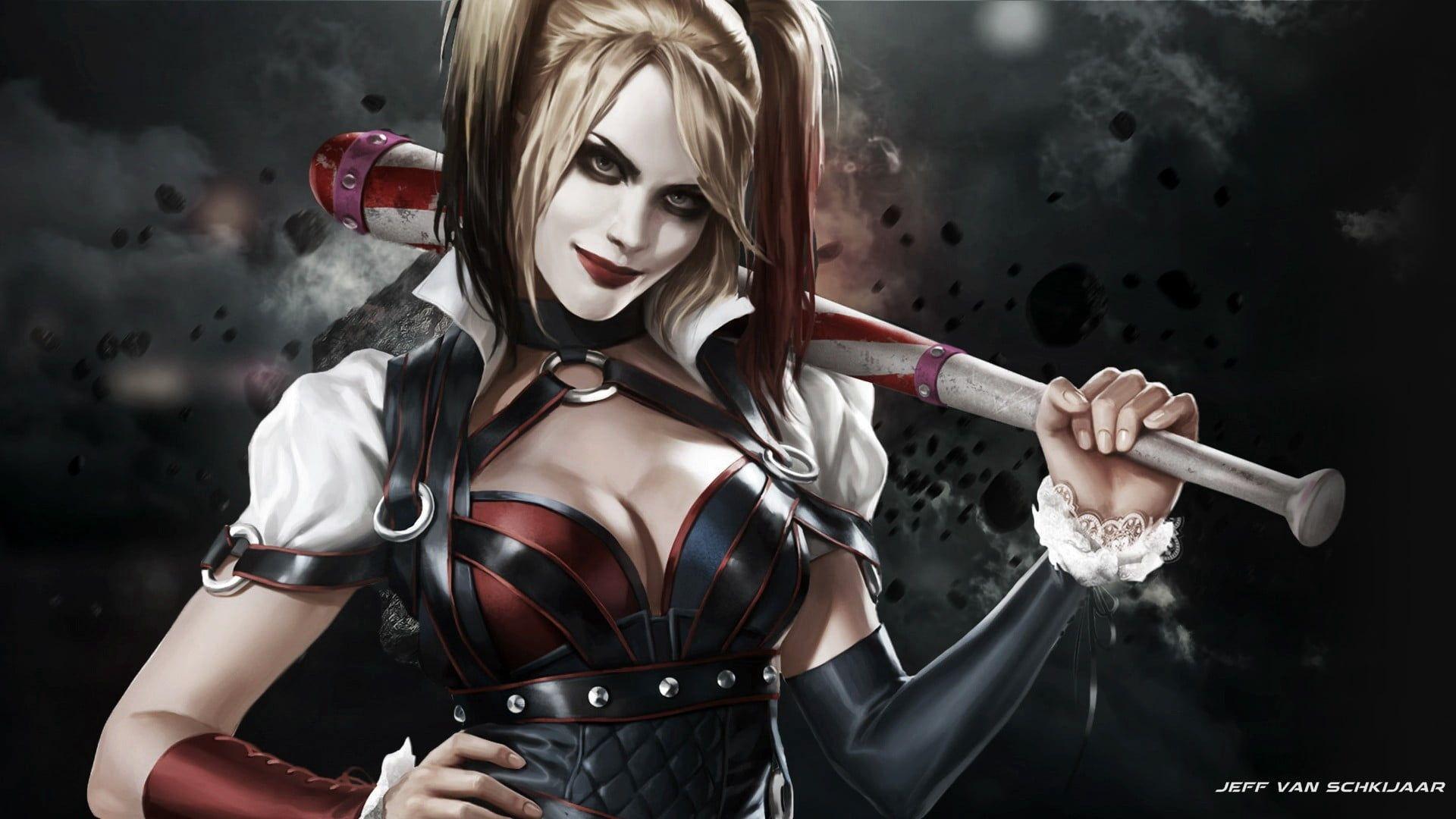 Harley Quinn With Baseball Bat Wallpapers