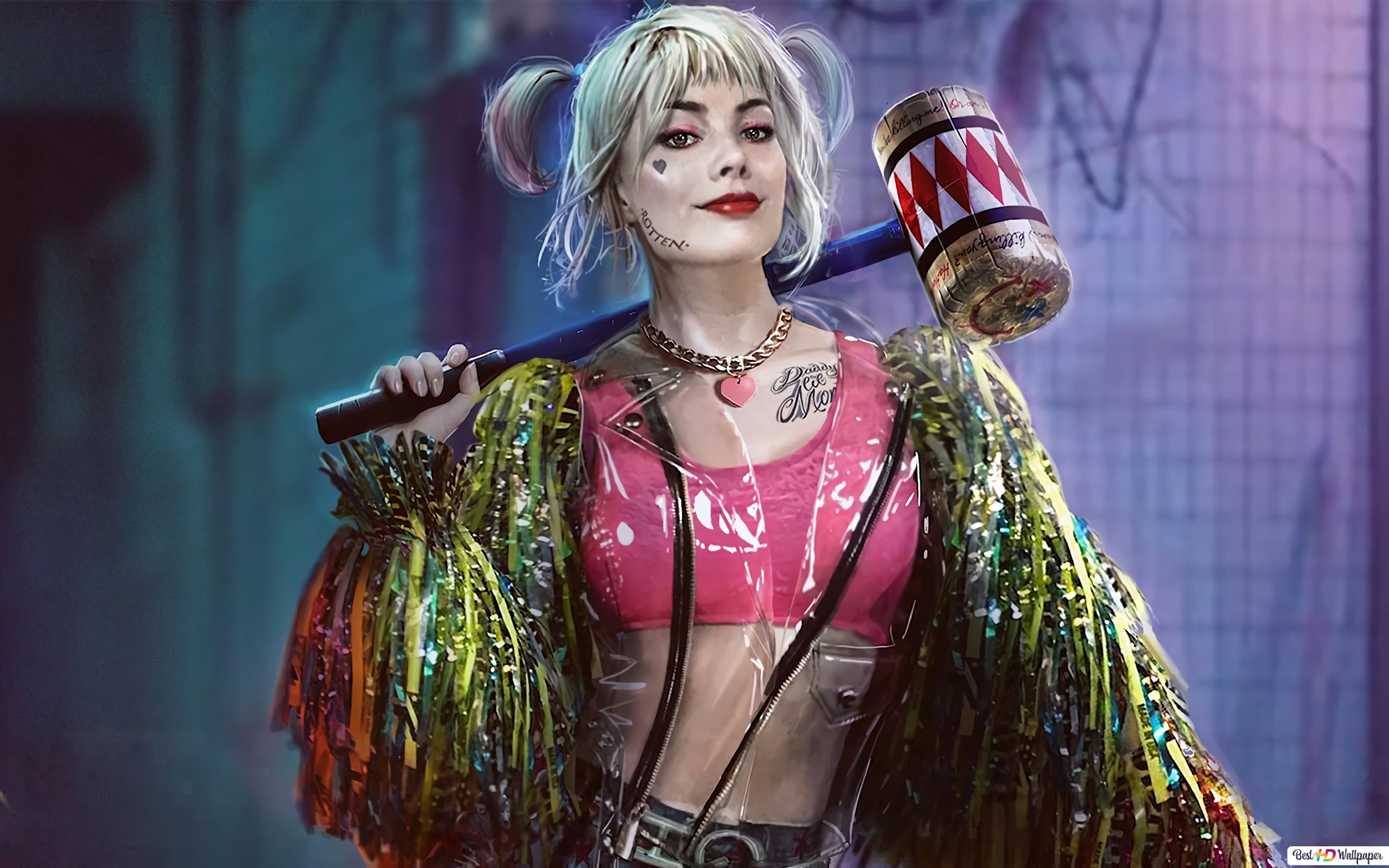 Harley Quinn With Hammer Wallpapers