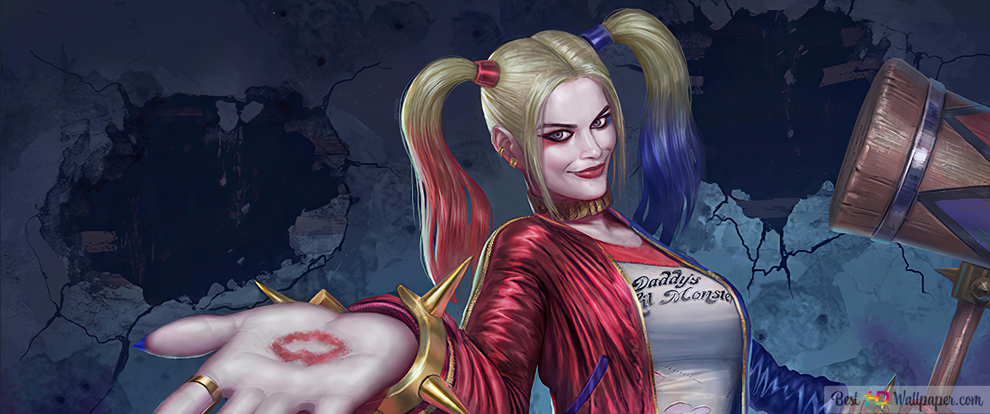 Harley Quinn With Hammer Wallpapers