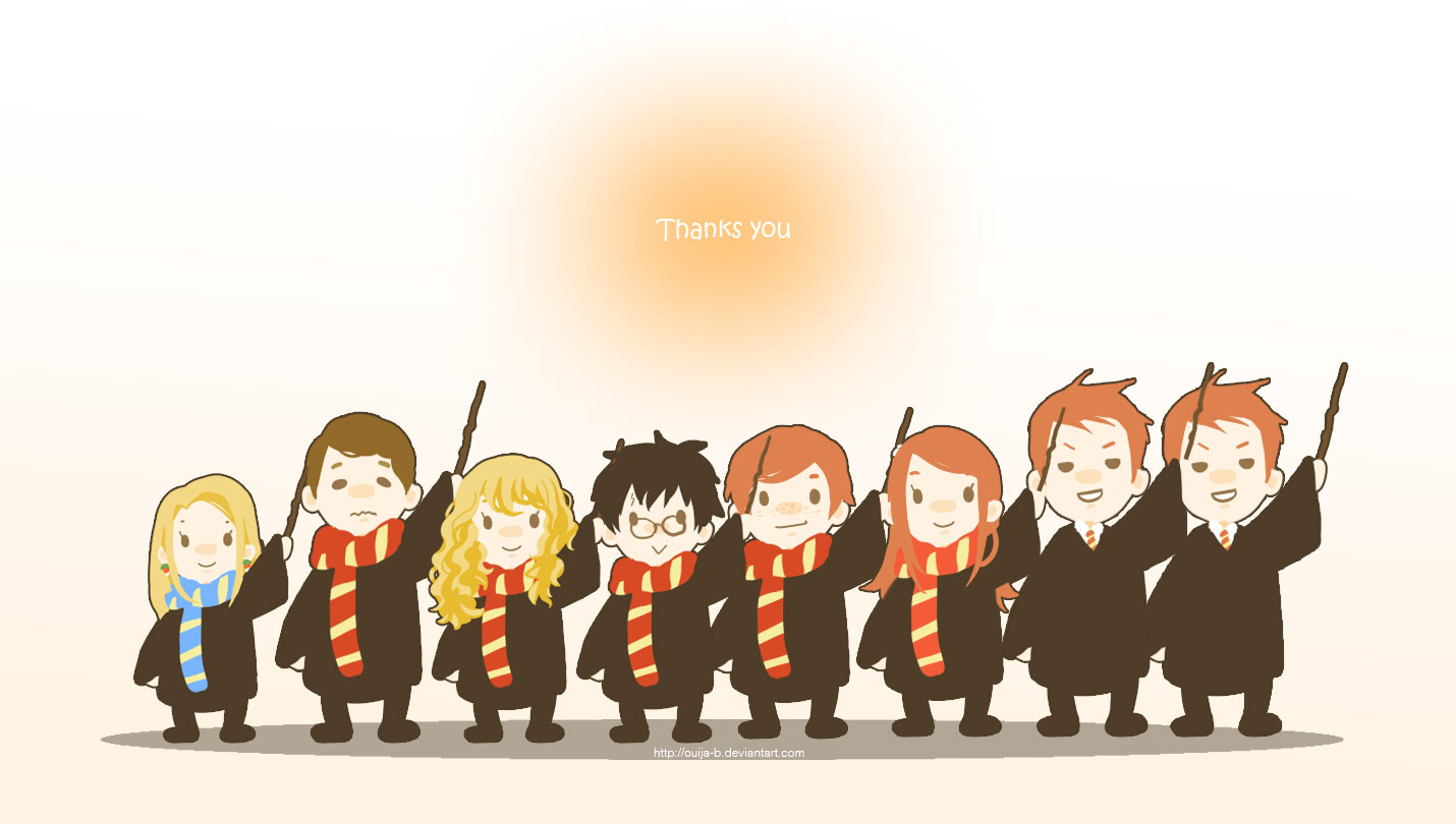 Harry Potter Characters Cartoons Wallpapers