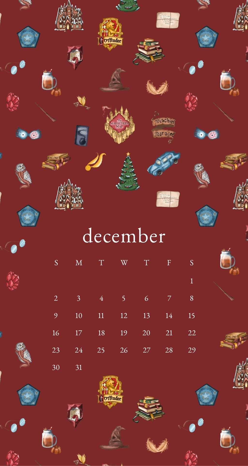 Harry Potter Christmas Iphone Wallpapers