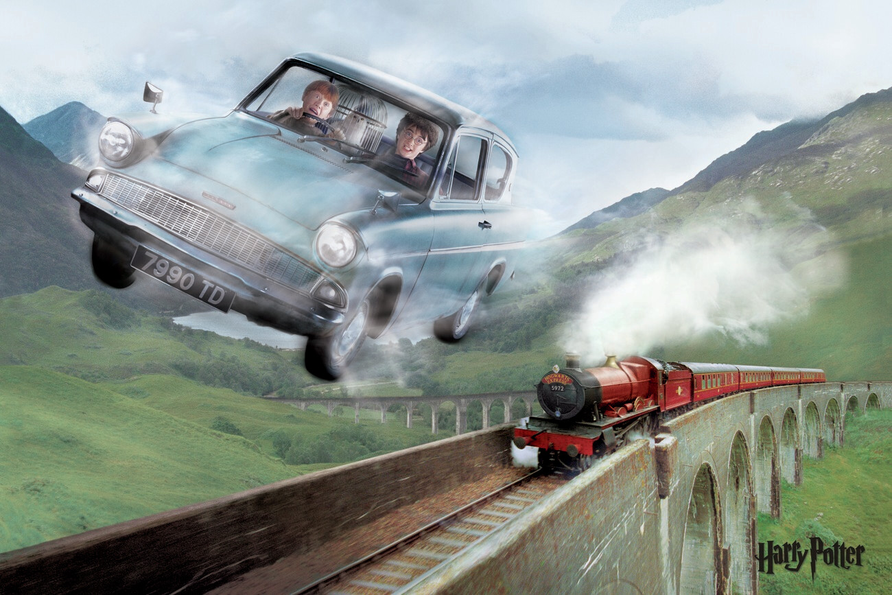 Harry Potter Flying Car Wallpapers