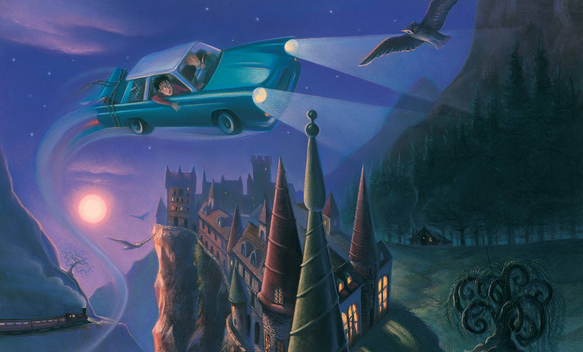 Harry Potter Flying Car Wallpapers