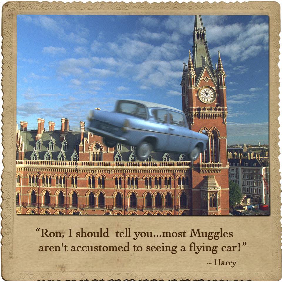 Harry Potter Flying Car Wallpapers