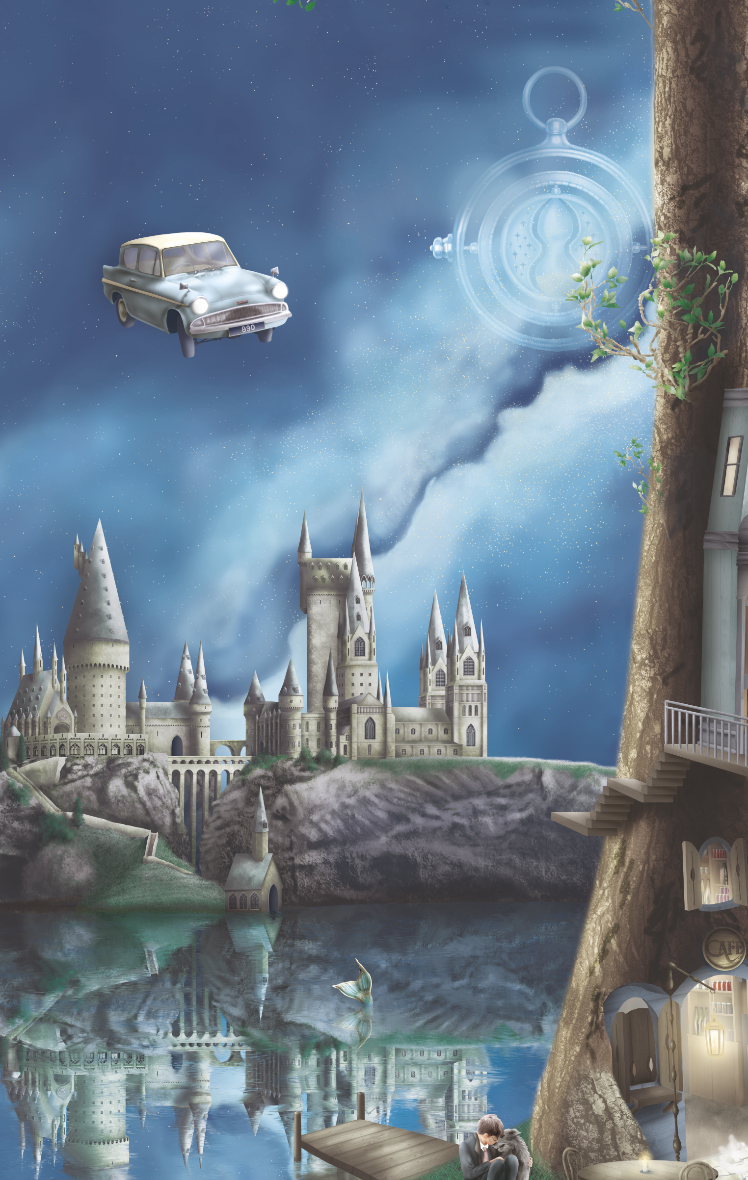 Harry Potter Flying Car Wallpapers