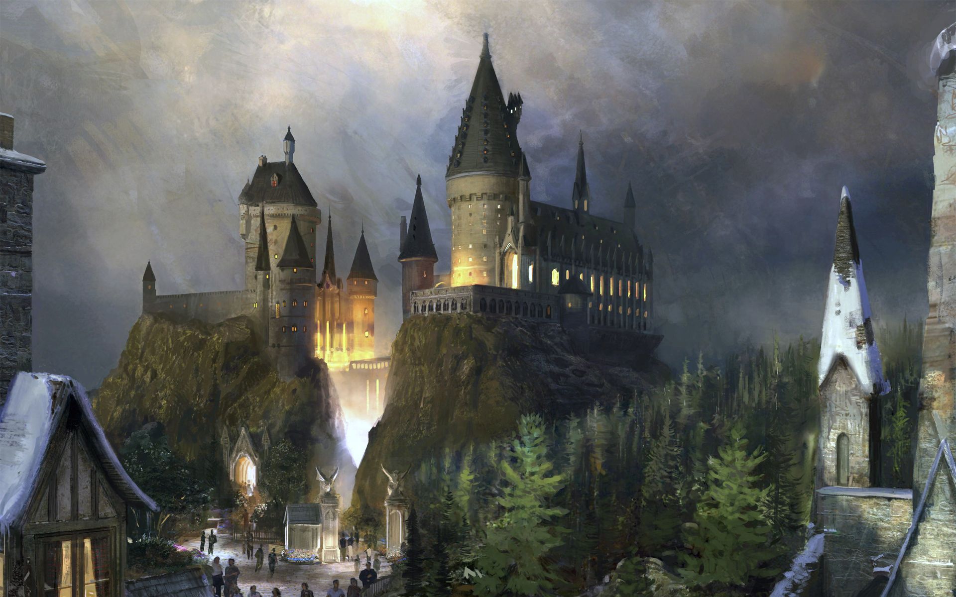 Harry Potter Hogwarts Art Wallpapers