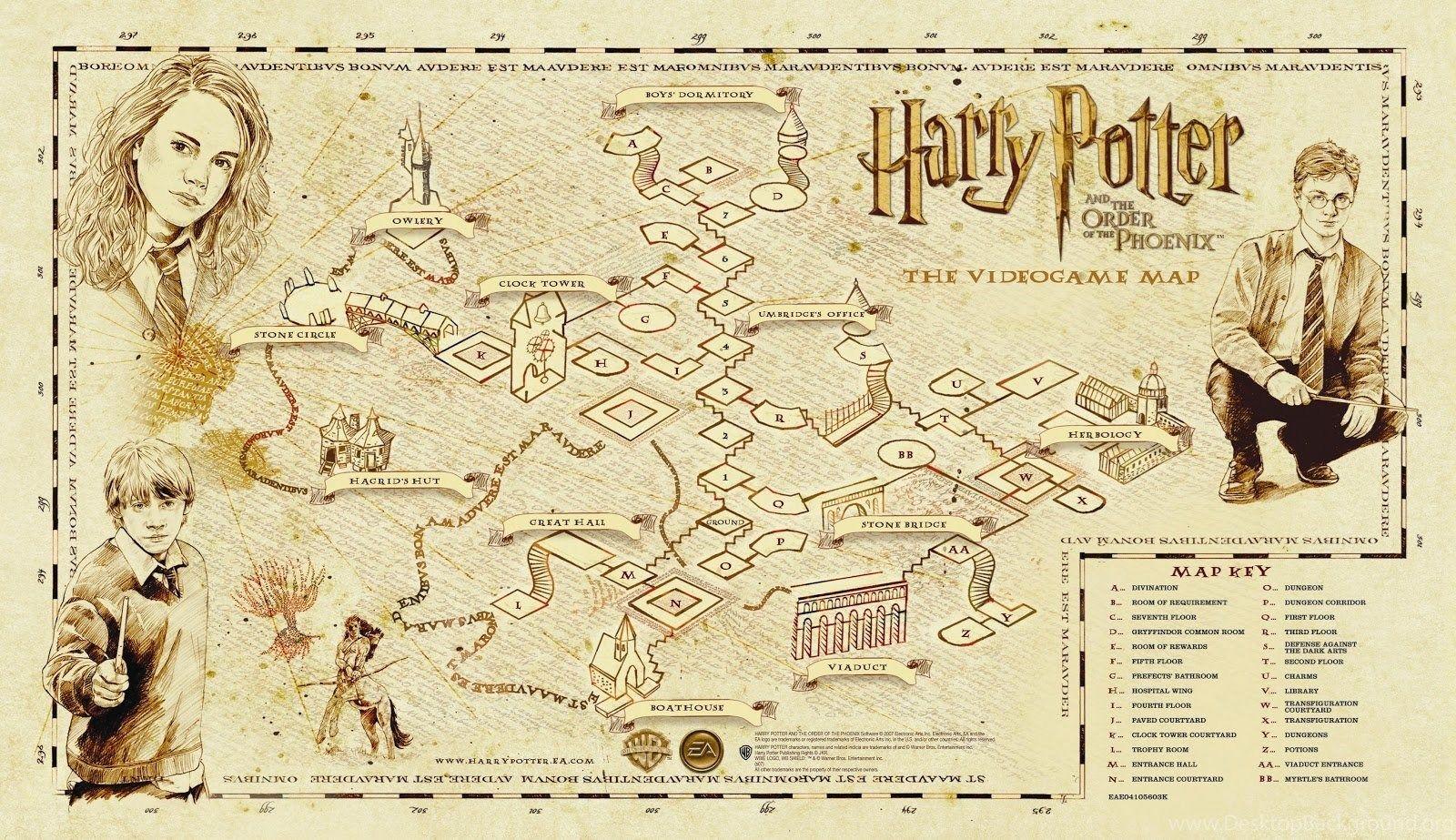 Harry Potter Marauders Map Wallpapers