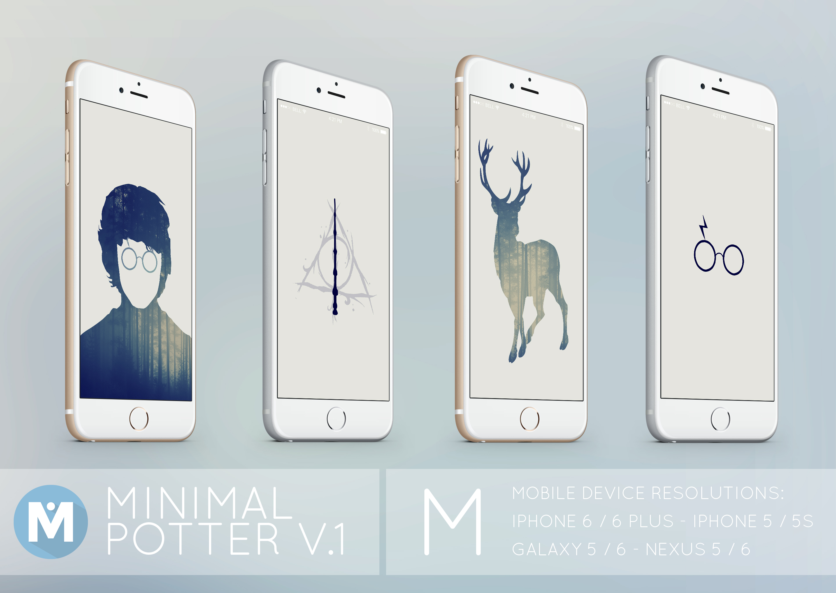 Harry Potter Minimalist Wallpapers