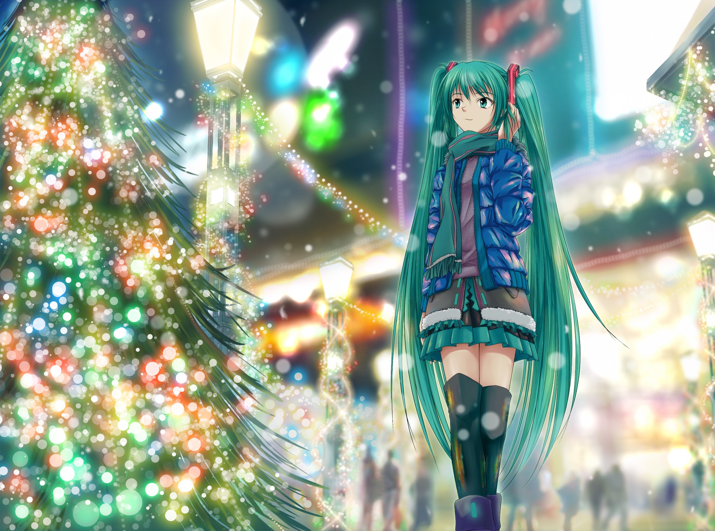 Hatsune Miku Christmas Wallpapers