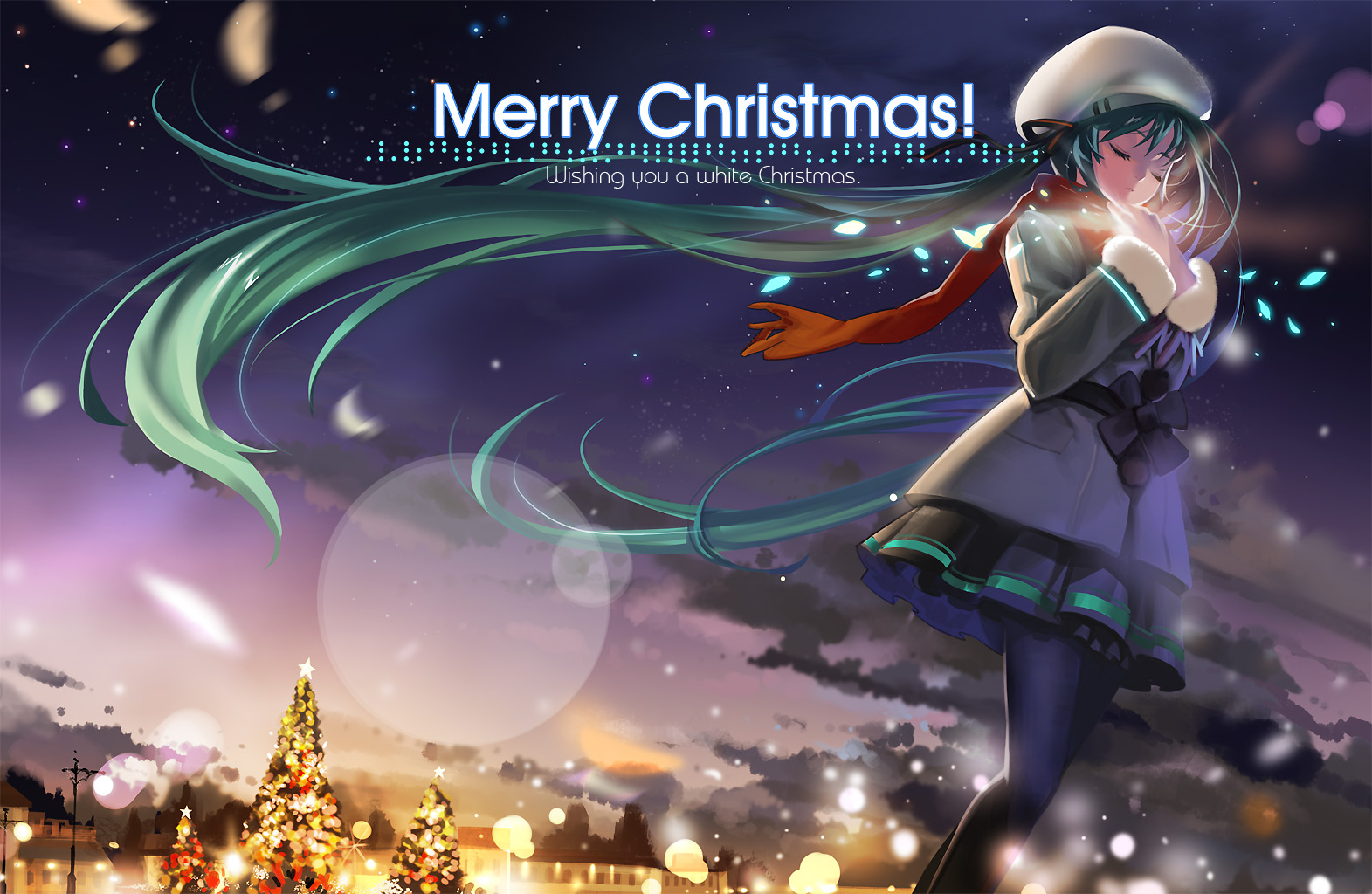 Hatsune Miku Christmas Wallpapers