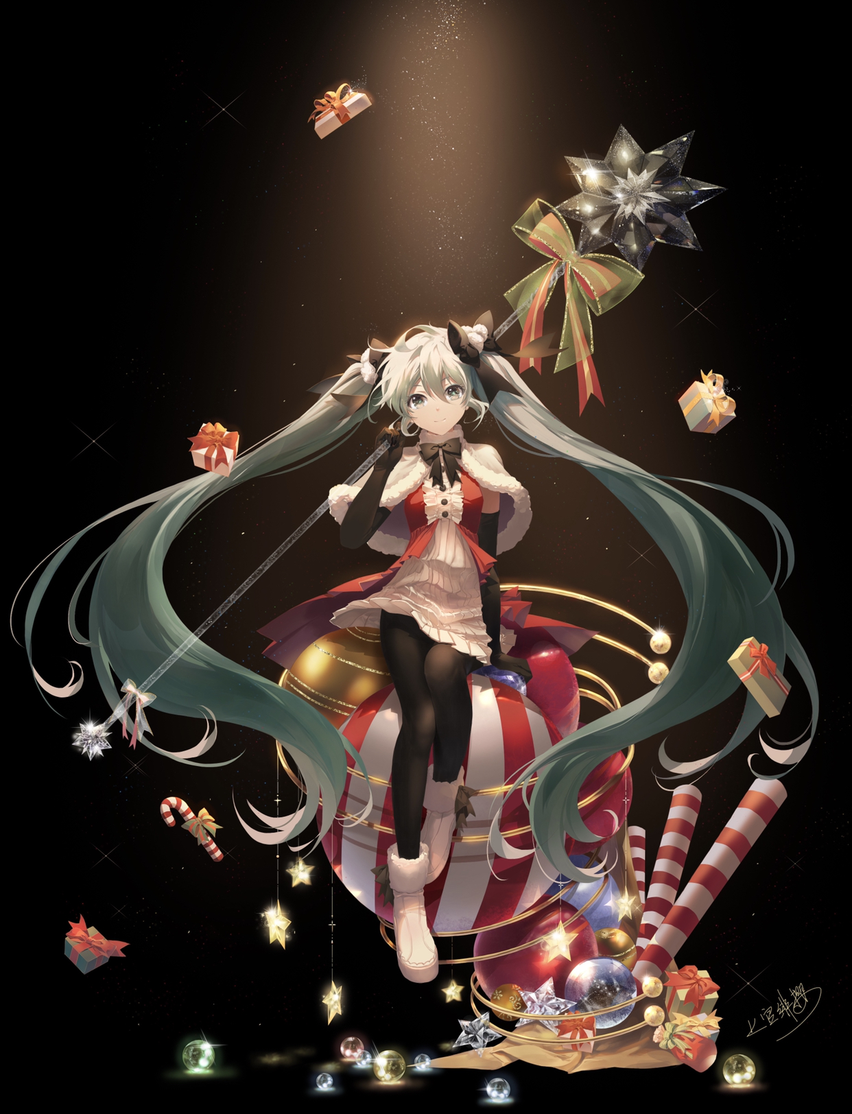 Hatsune Miku Christmas Wallpapers