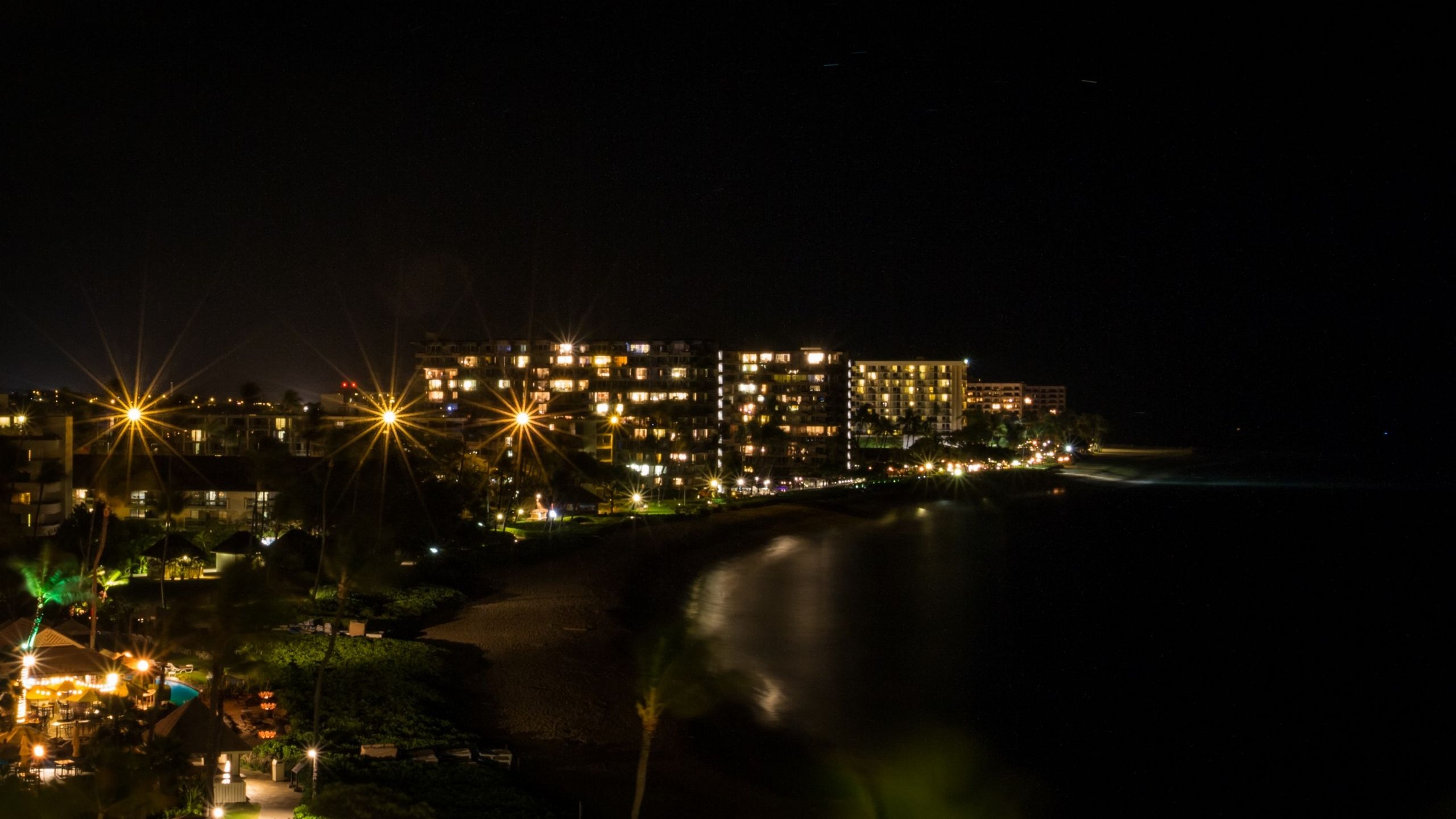 Hawaii Beaches At Night Wallpapers