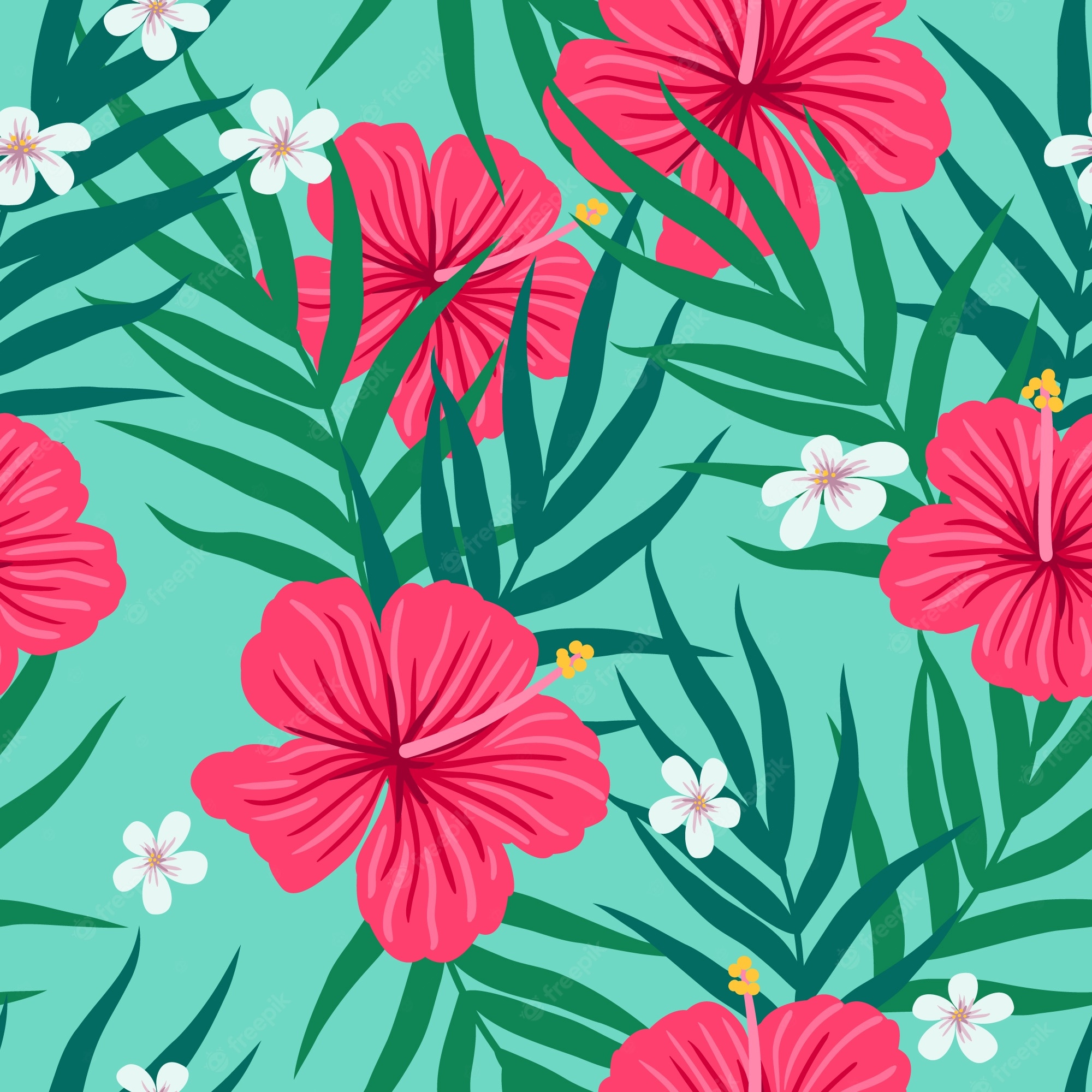 Hawaiian Floral Wallpapers