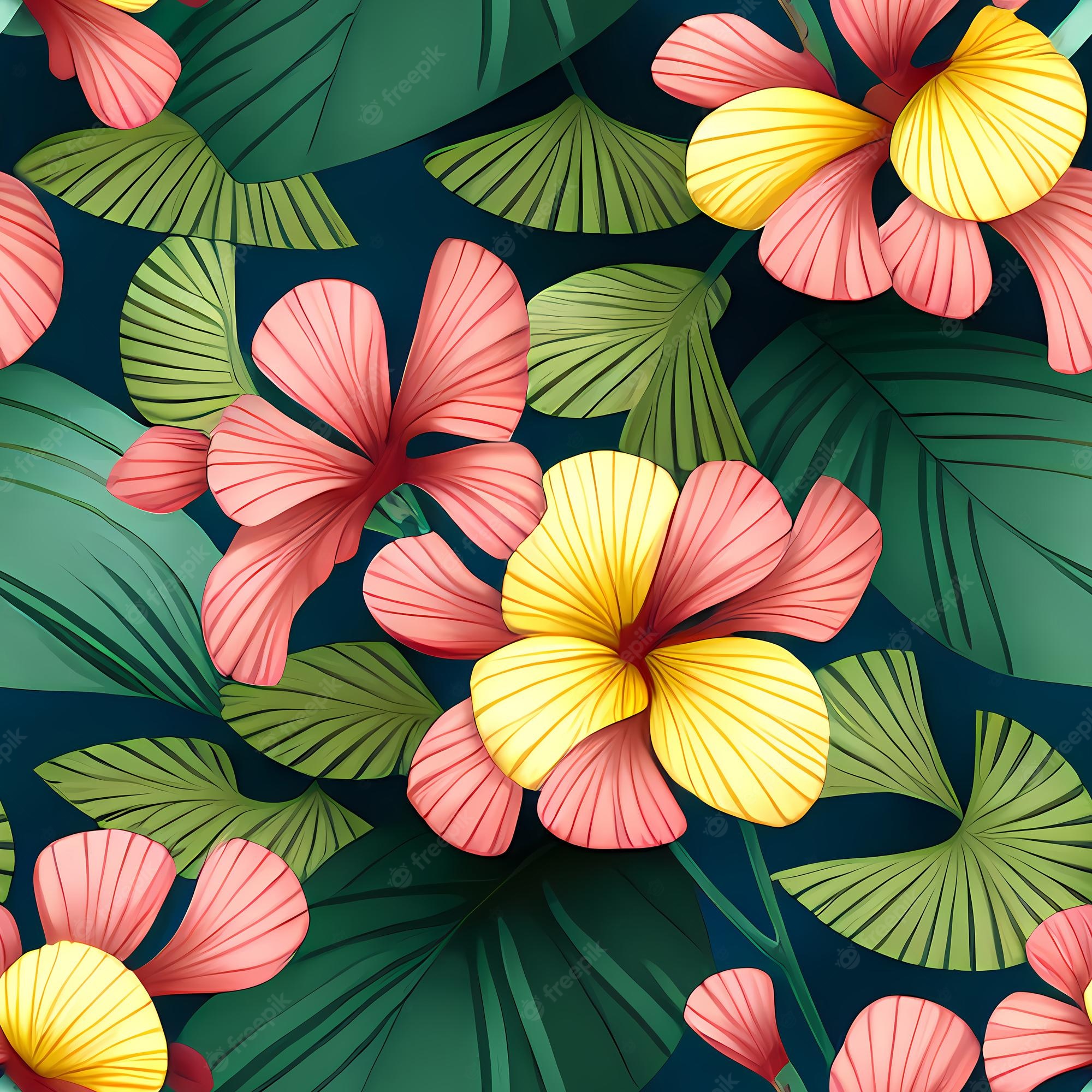 Hawaiian Floral Wallpapers