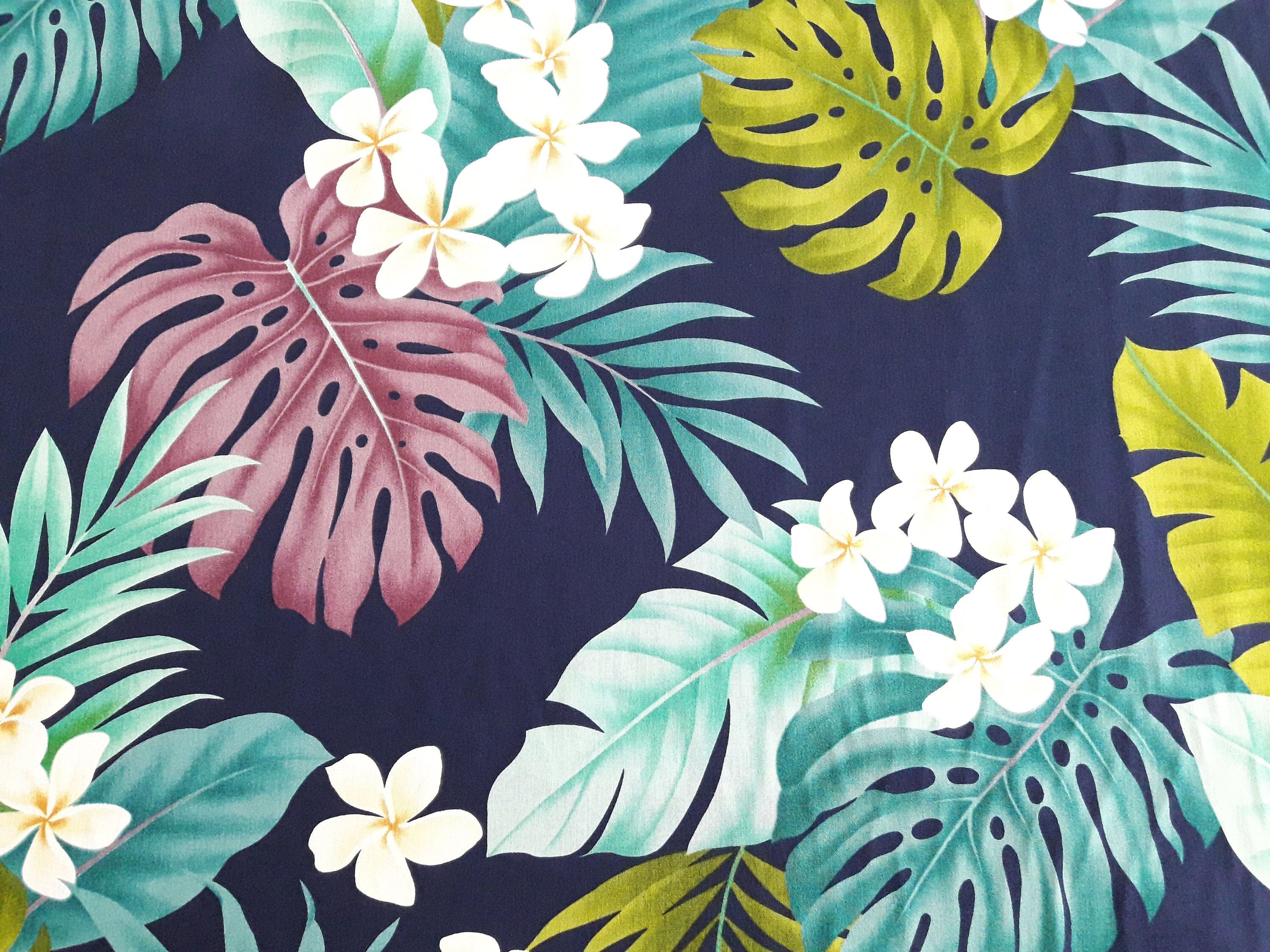 Hawaiian Print Background Vintage