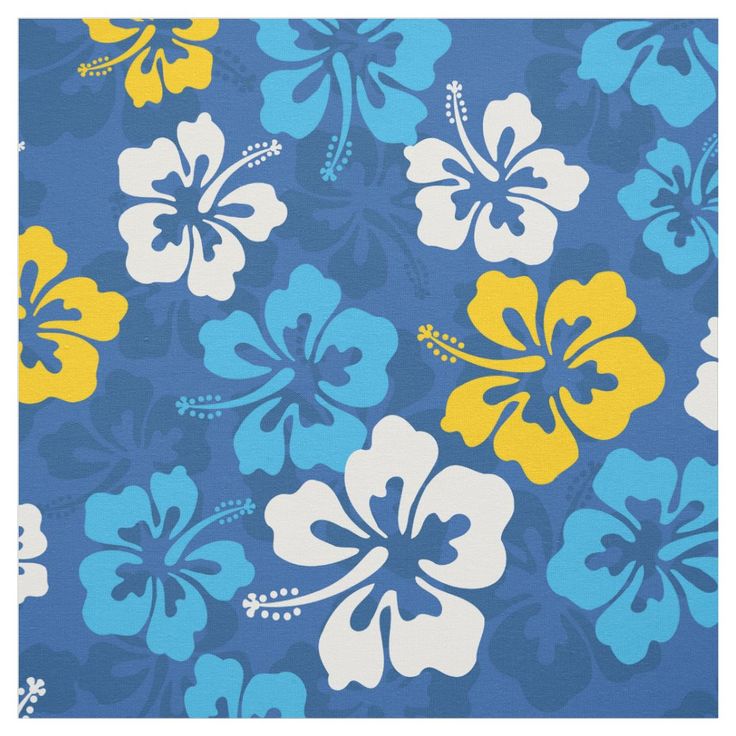 Hawaiian Print Background Vintage