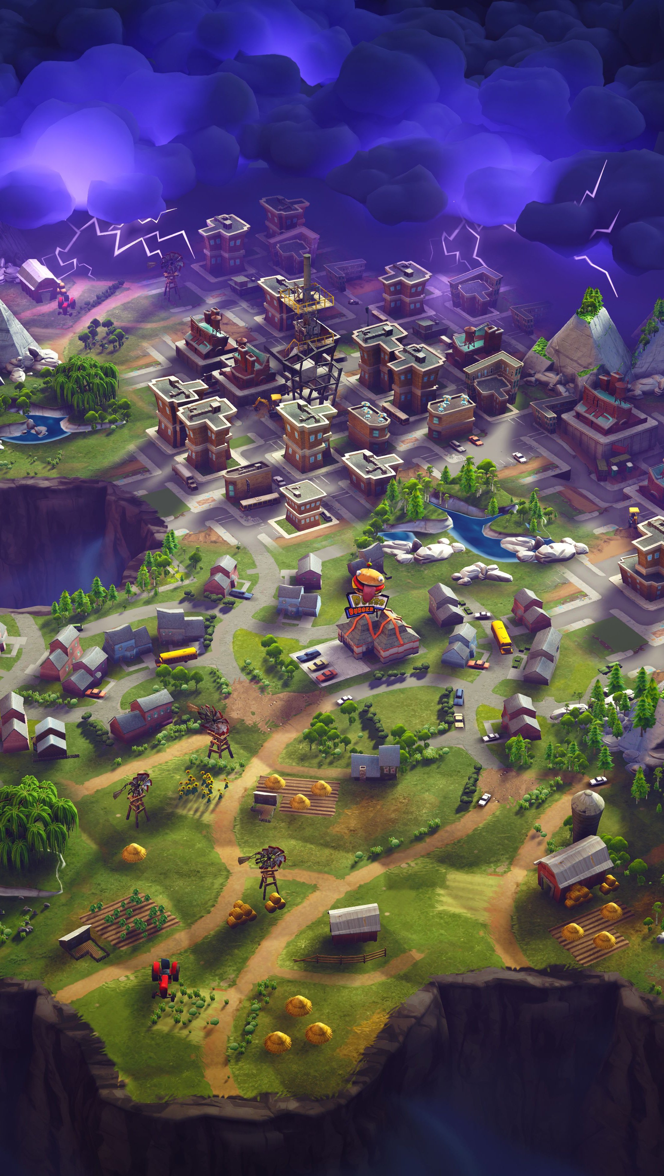 Hd Fortnite Map Wallpapers