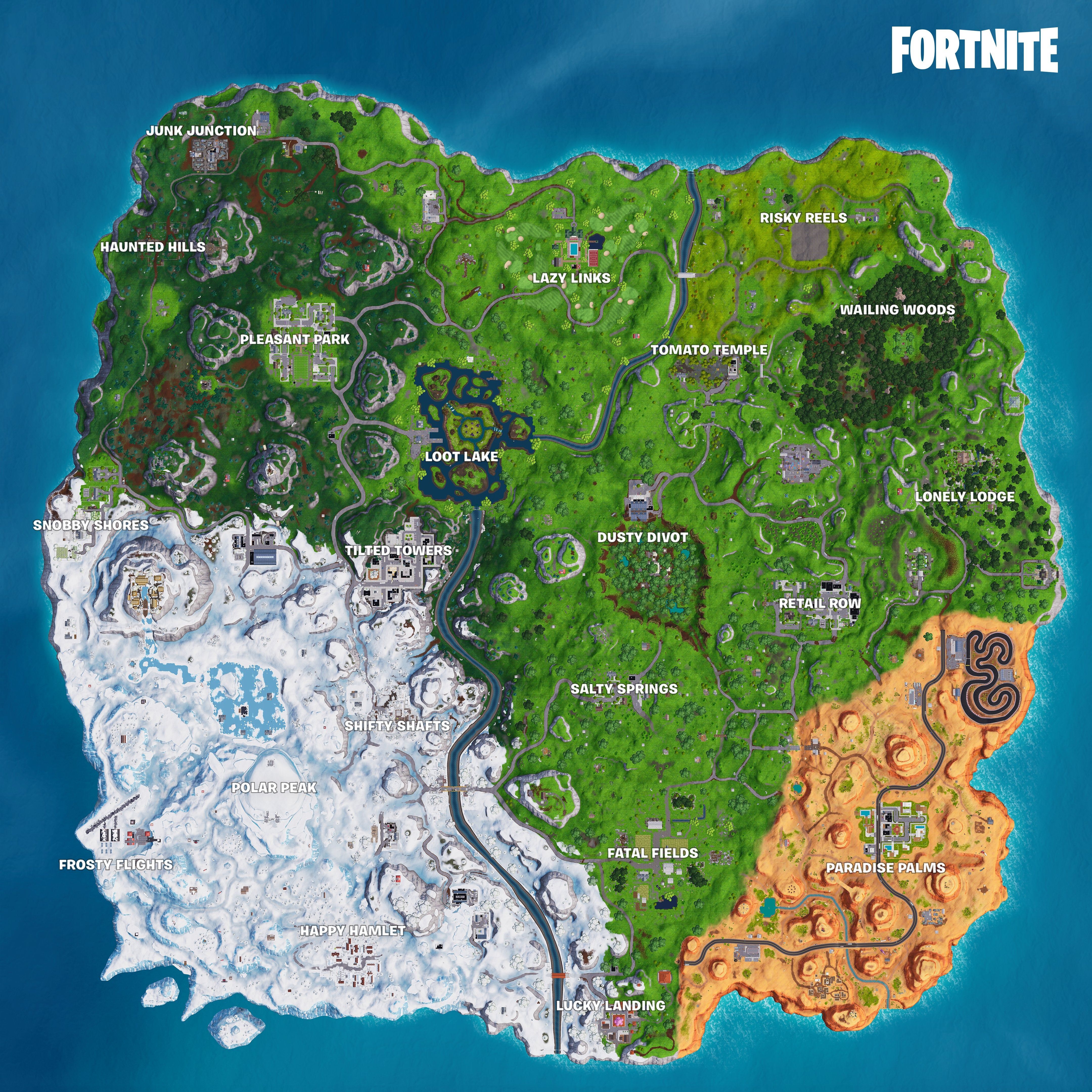 Hd Fortnite Map Wallpapers