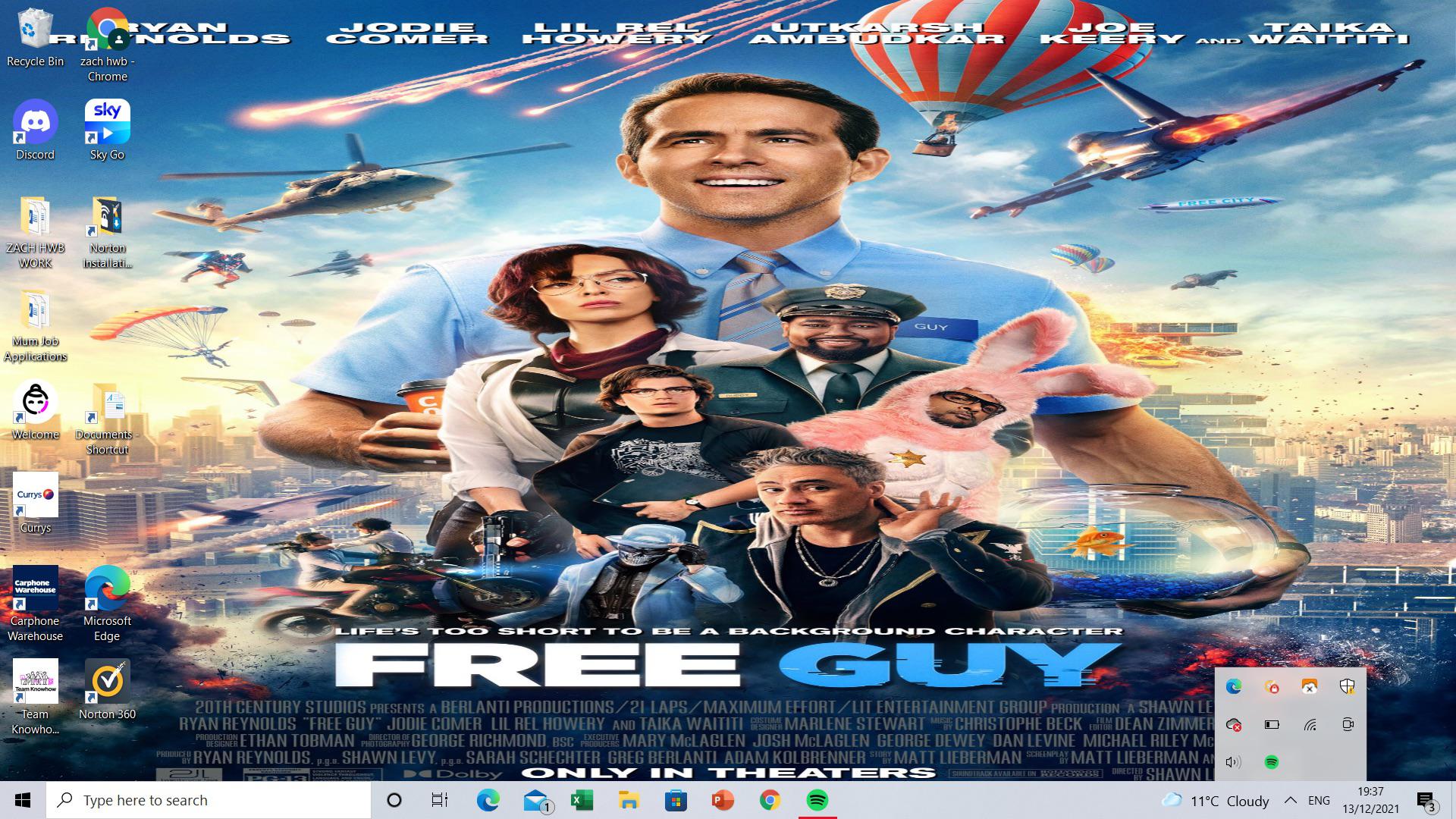 Hd Poster Of Free Guy Movie Wallpapers